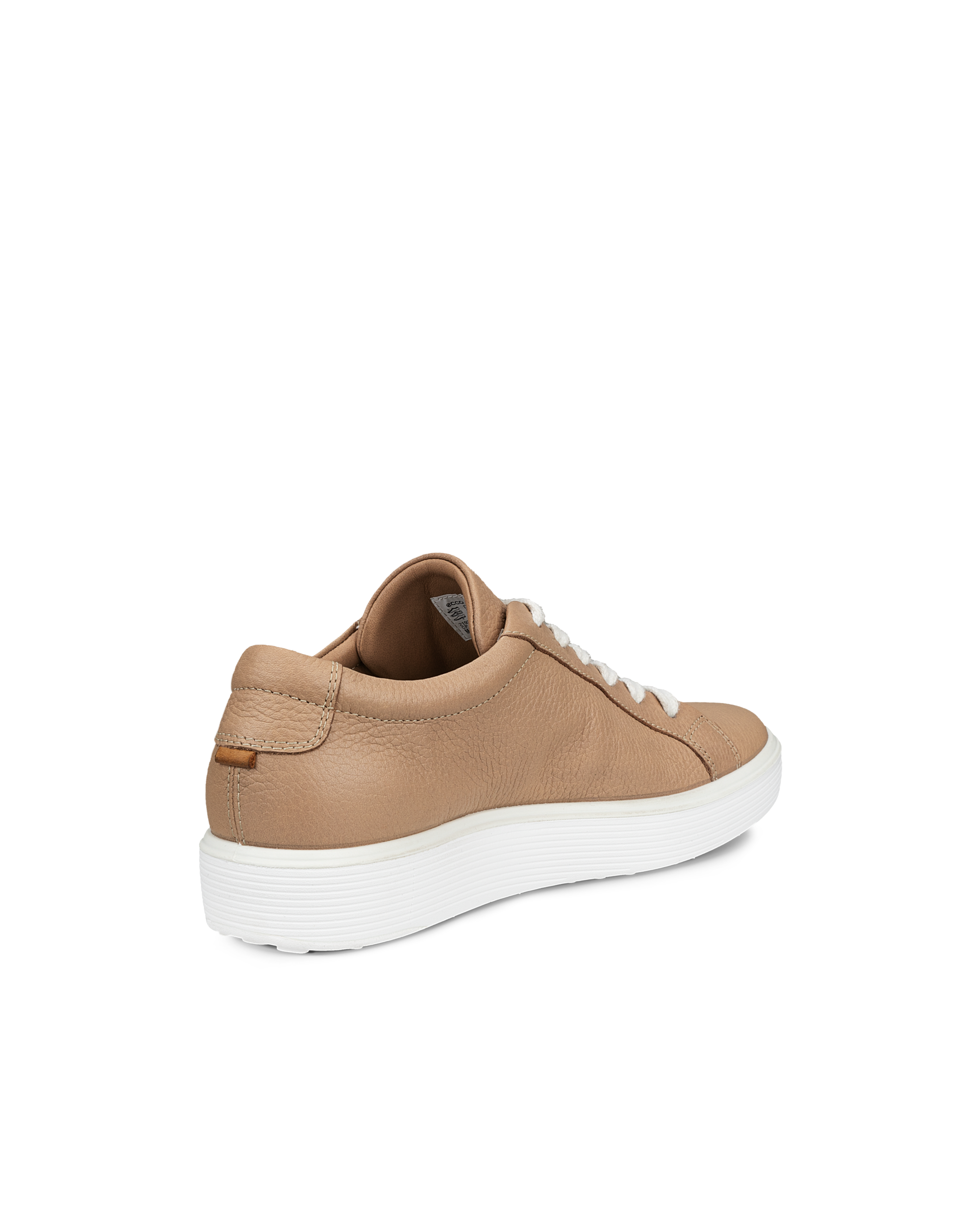 ECCO SOFT 60 WOMENS SNEAKER  ウィメンズ レザースニーカー - ベージュ - Back