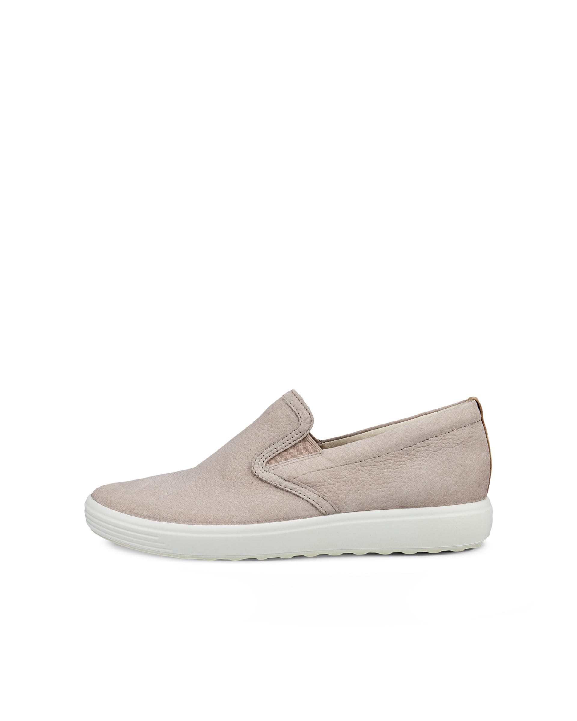 Women's ECCO® Soft 7 Nubuck Slip-On | Gray