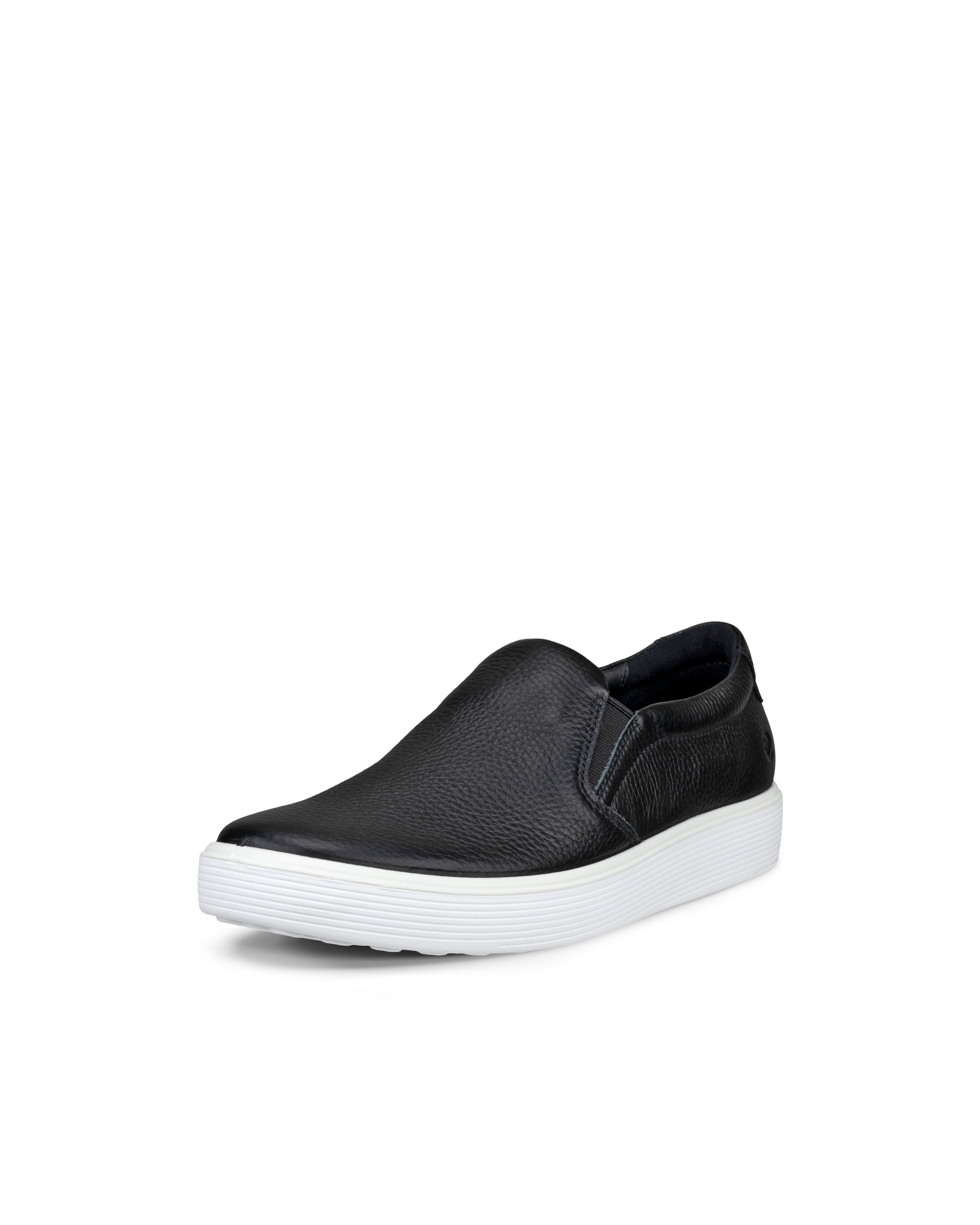 ECCO Soft 60 ウィメンズ レザースニーカー | ブラック