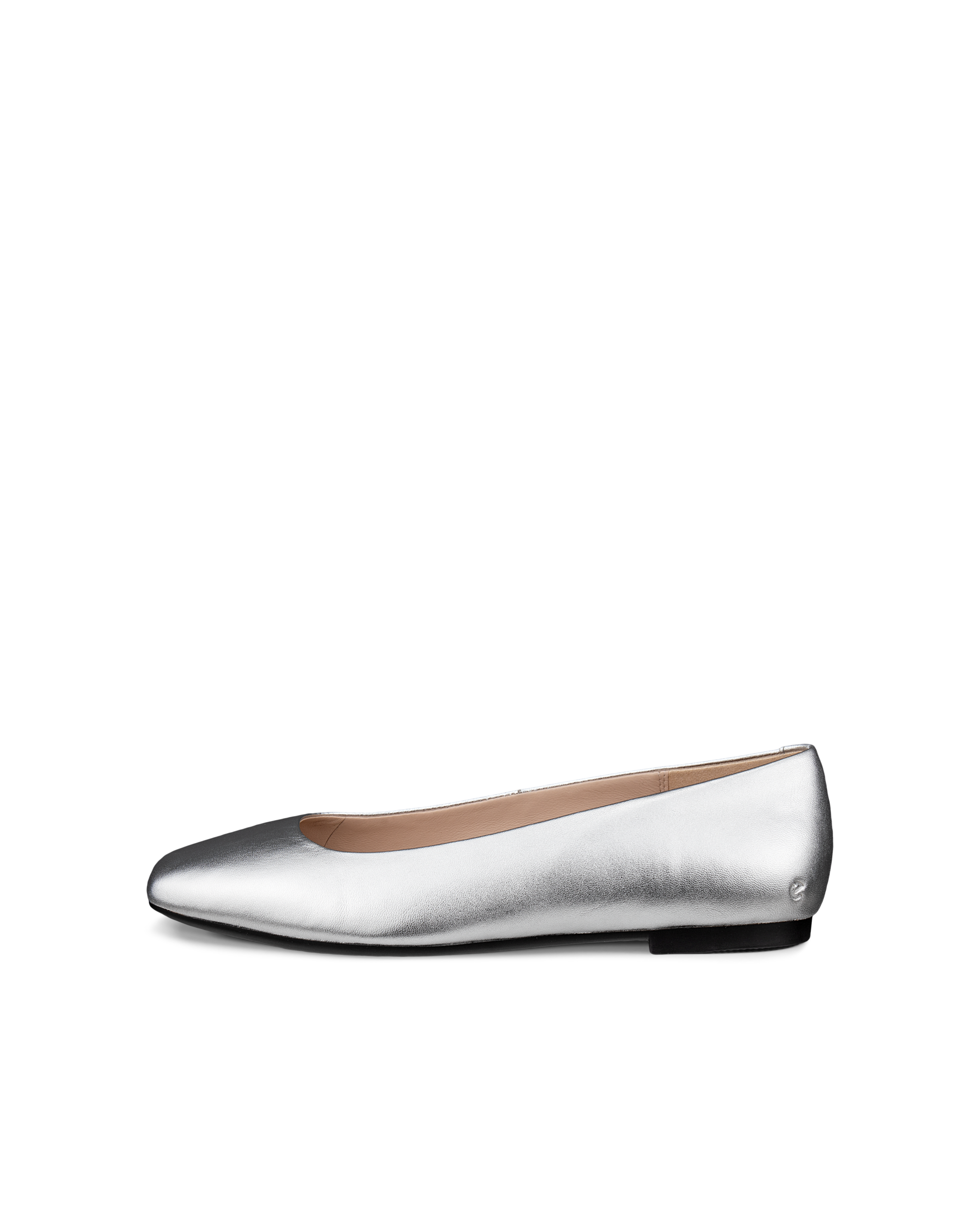 ECCO MARGOT - Damen Lederballerina - Silber - 38