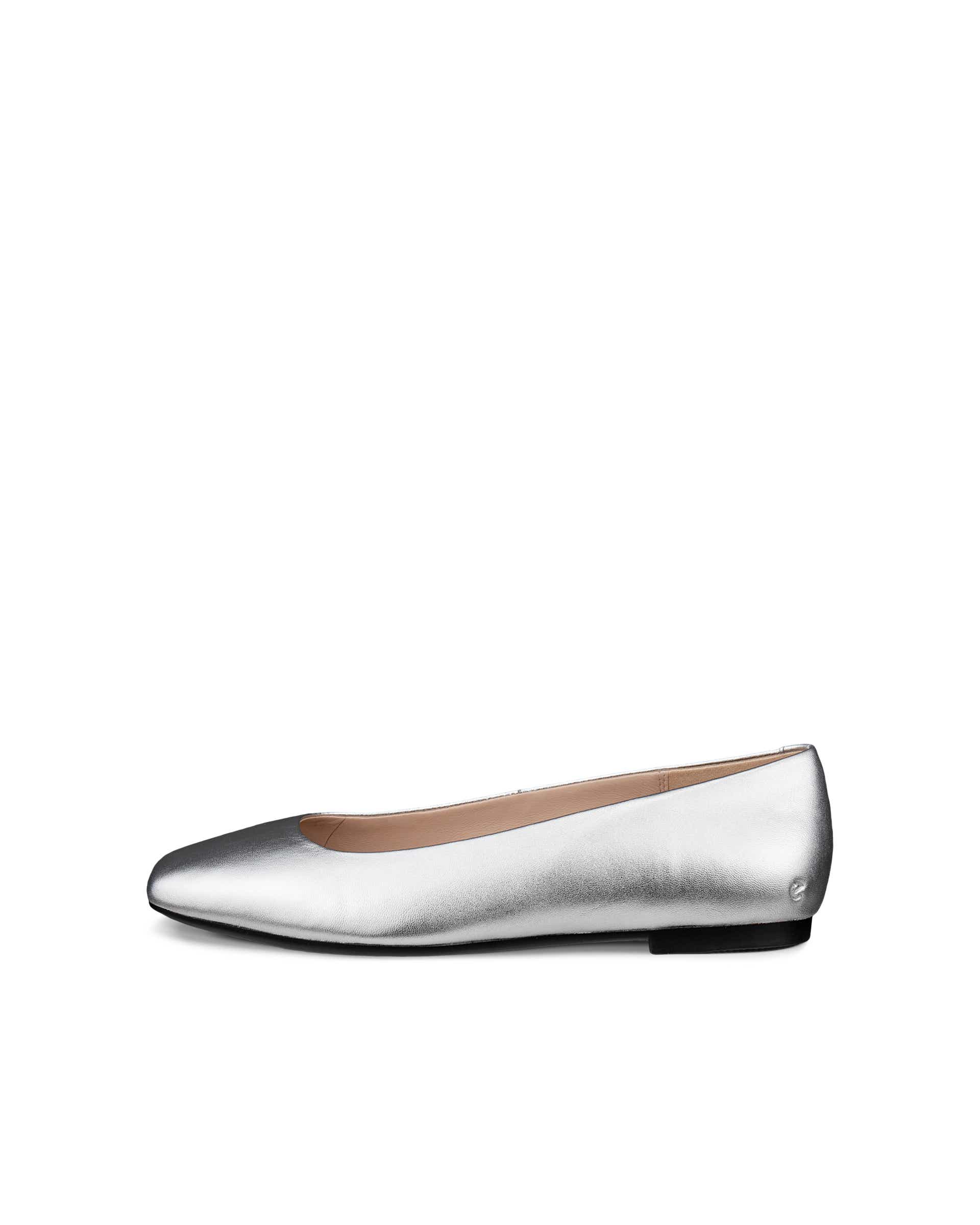ECCO® Margot Damen Lederballerina - Metallic - Outside