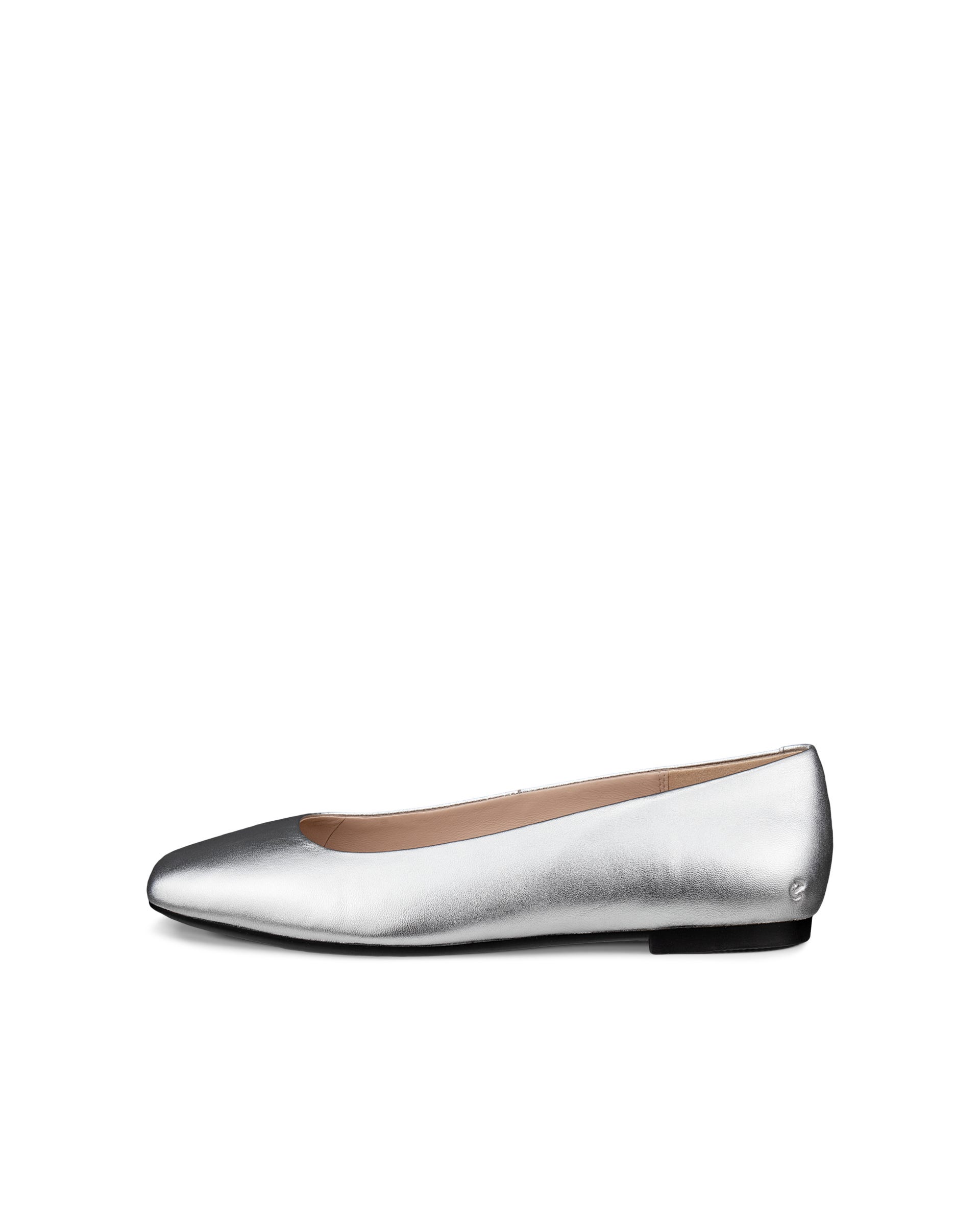 ECCO® Margot Damen Lederballerina - Metallic - Outside
