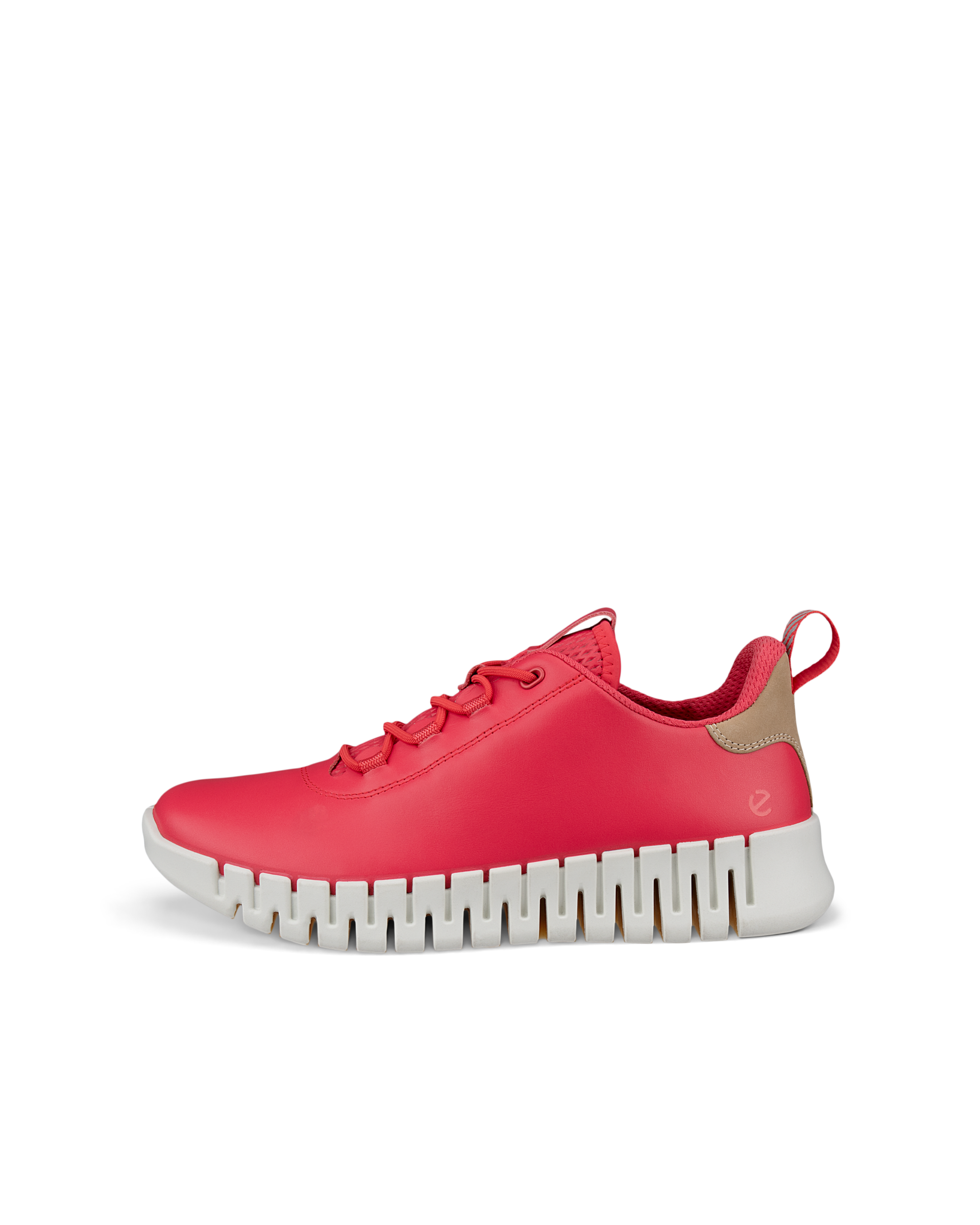 ECCO® Gruuv baskets en cuir pour femme - Rose - Outside