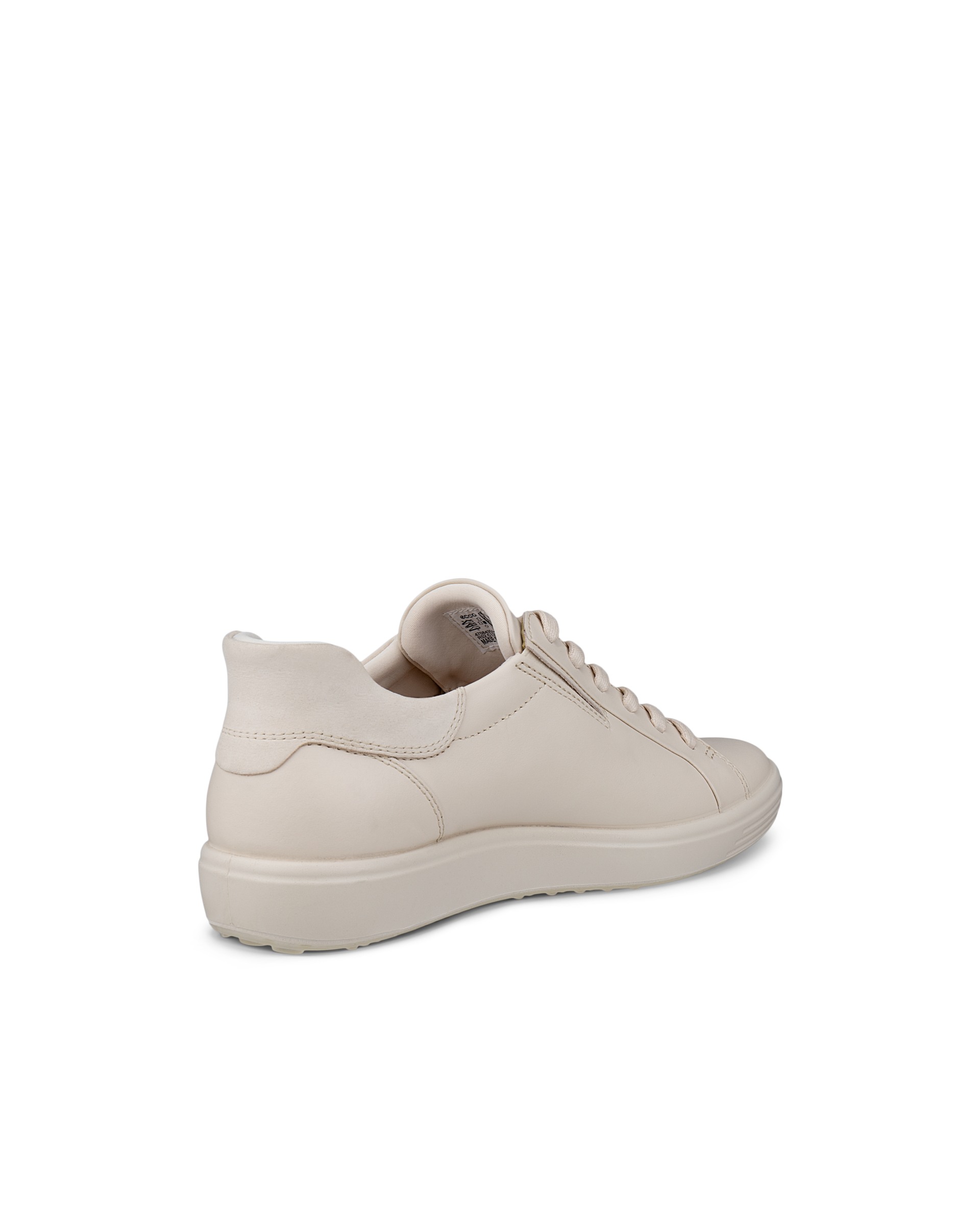 ECCO® SOFT 7 Damen Ledersneaker - Beige - Back