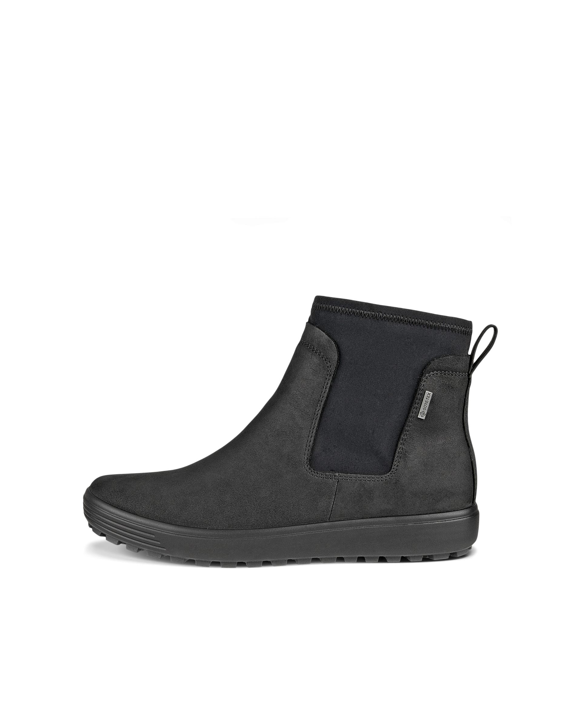 ECCO® Soft 7 Tred Dames Chelsea boot met Gore-Tex - Zwart - Outside