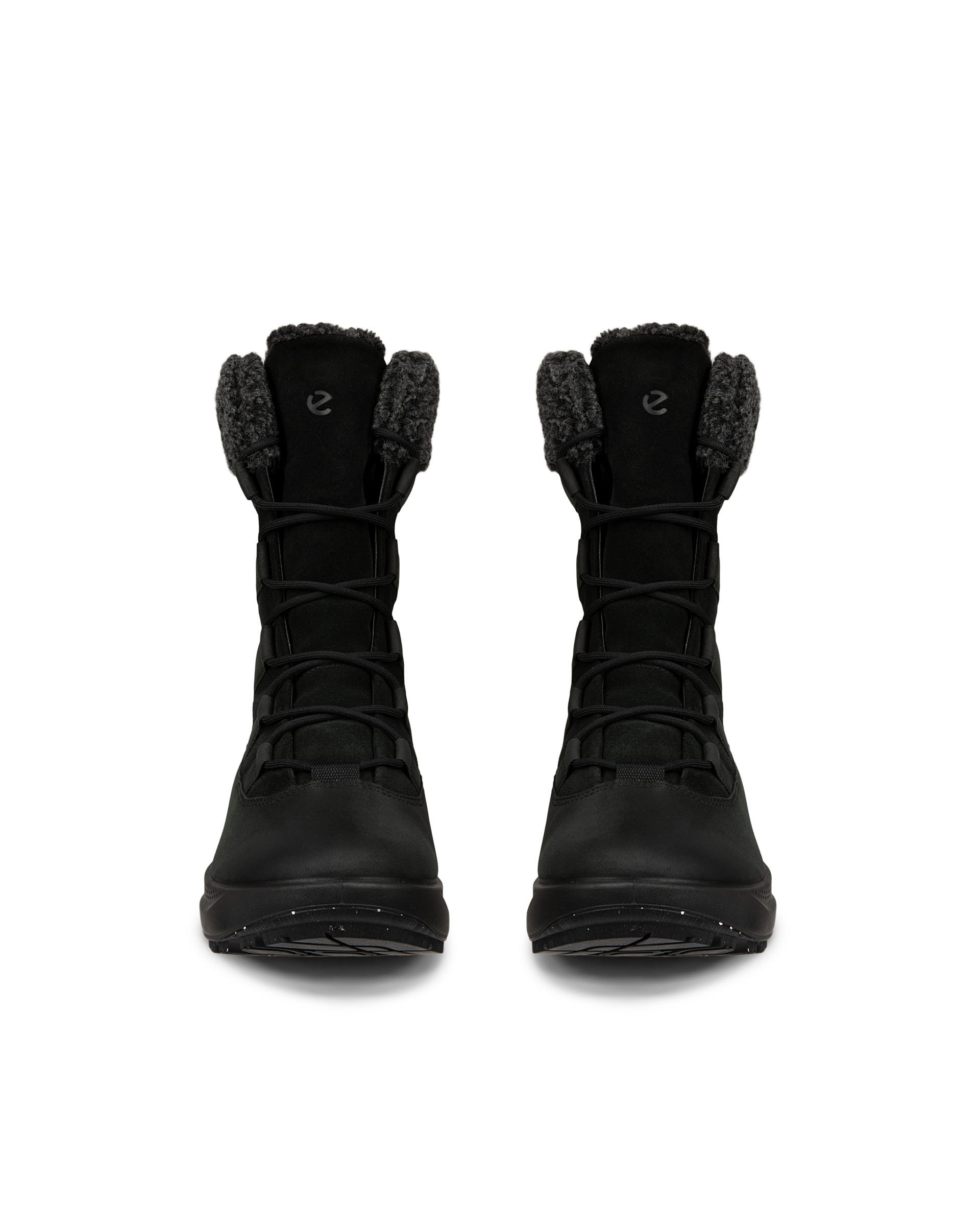 ECCO® Solice Damen Wasserdichte Winterstiefel aus Nubukleder Schwarz