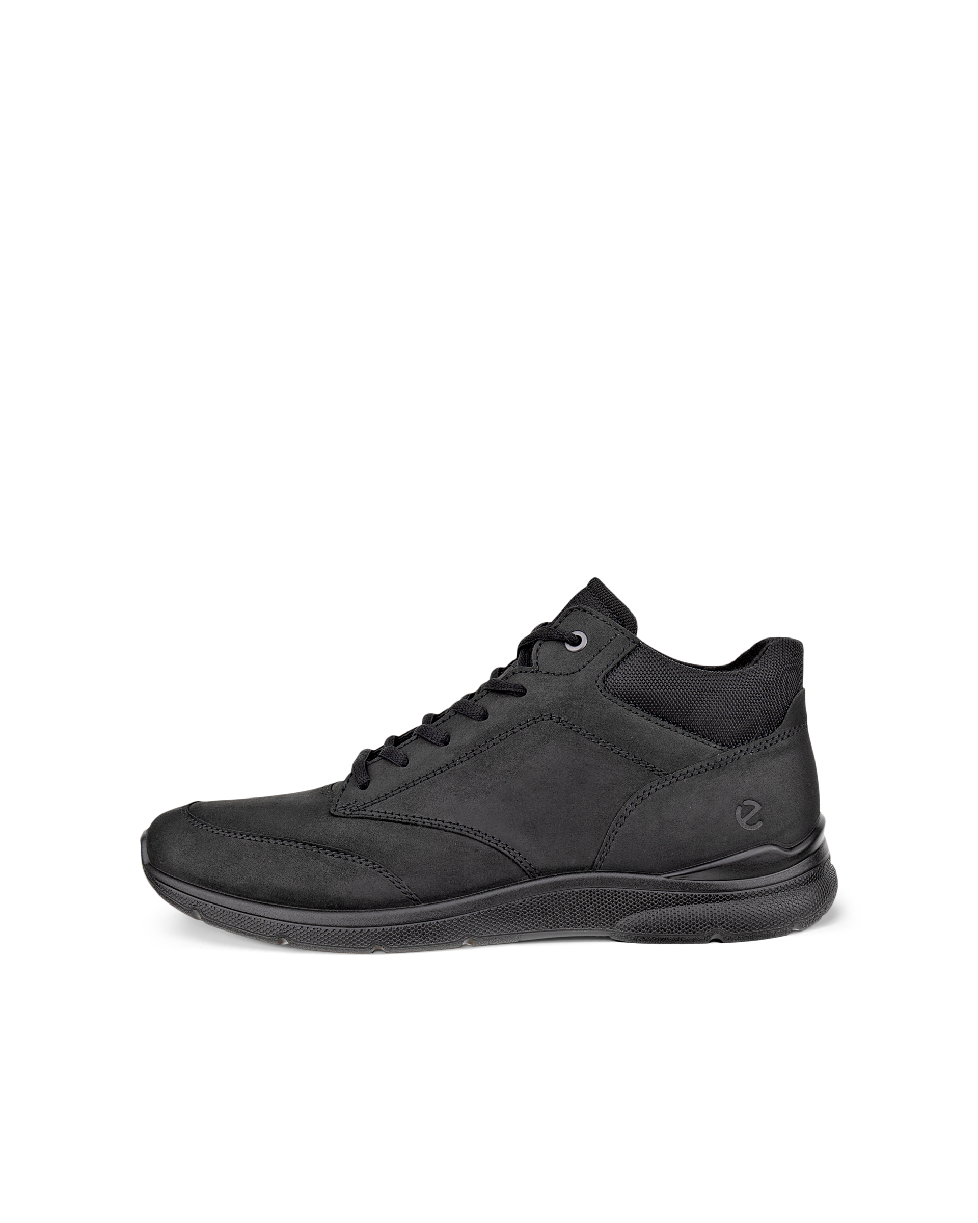 ECCO IRVING - Baskets montantes en nubuck pour homme - Noir - 46