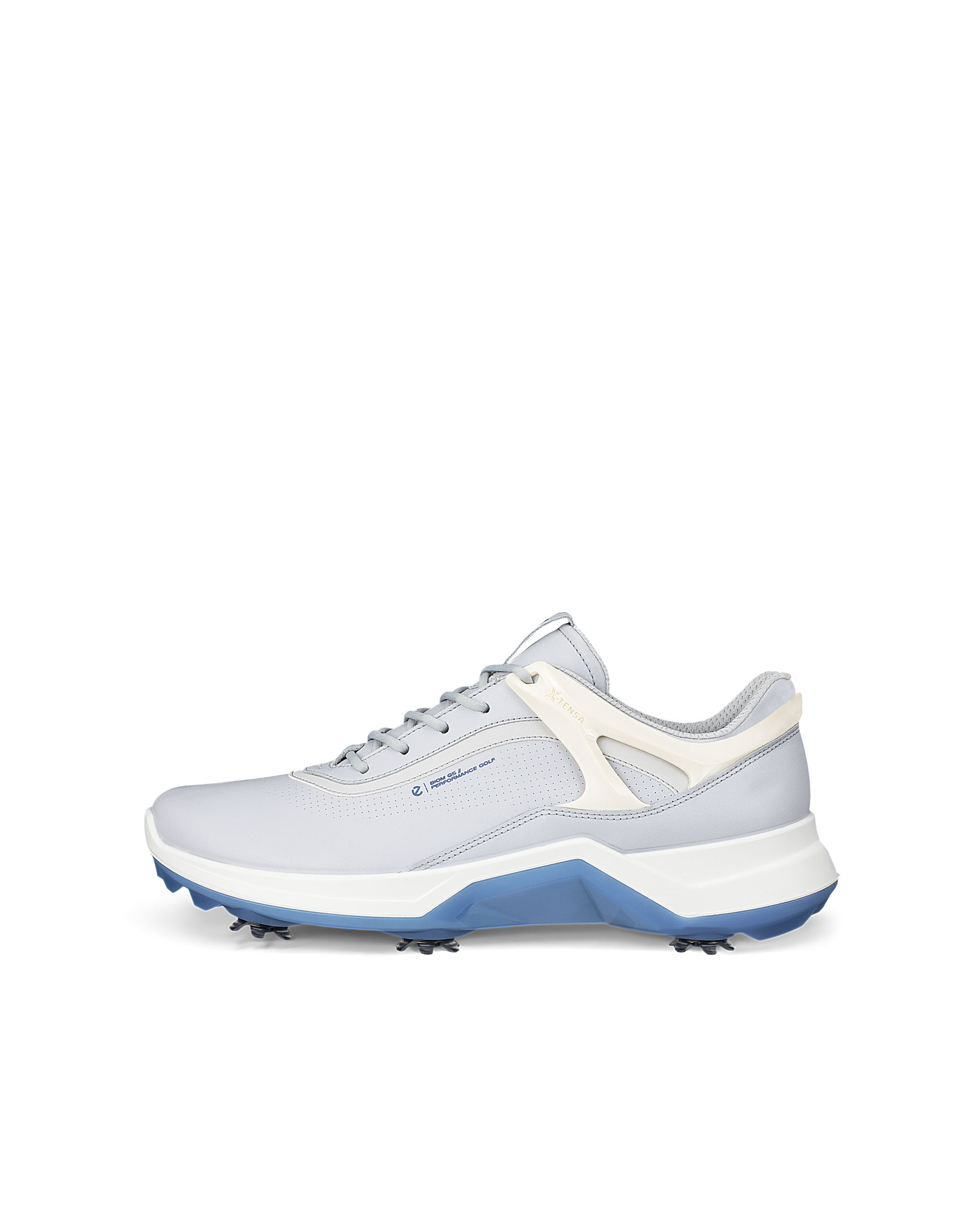 ECCO Golf Biom G5 - Men's Leather Cleated Waterproof Golf Shoe - Gray