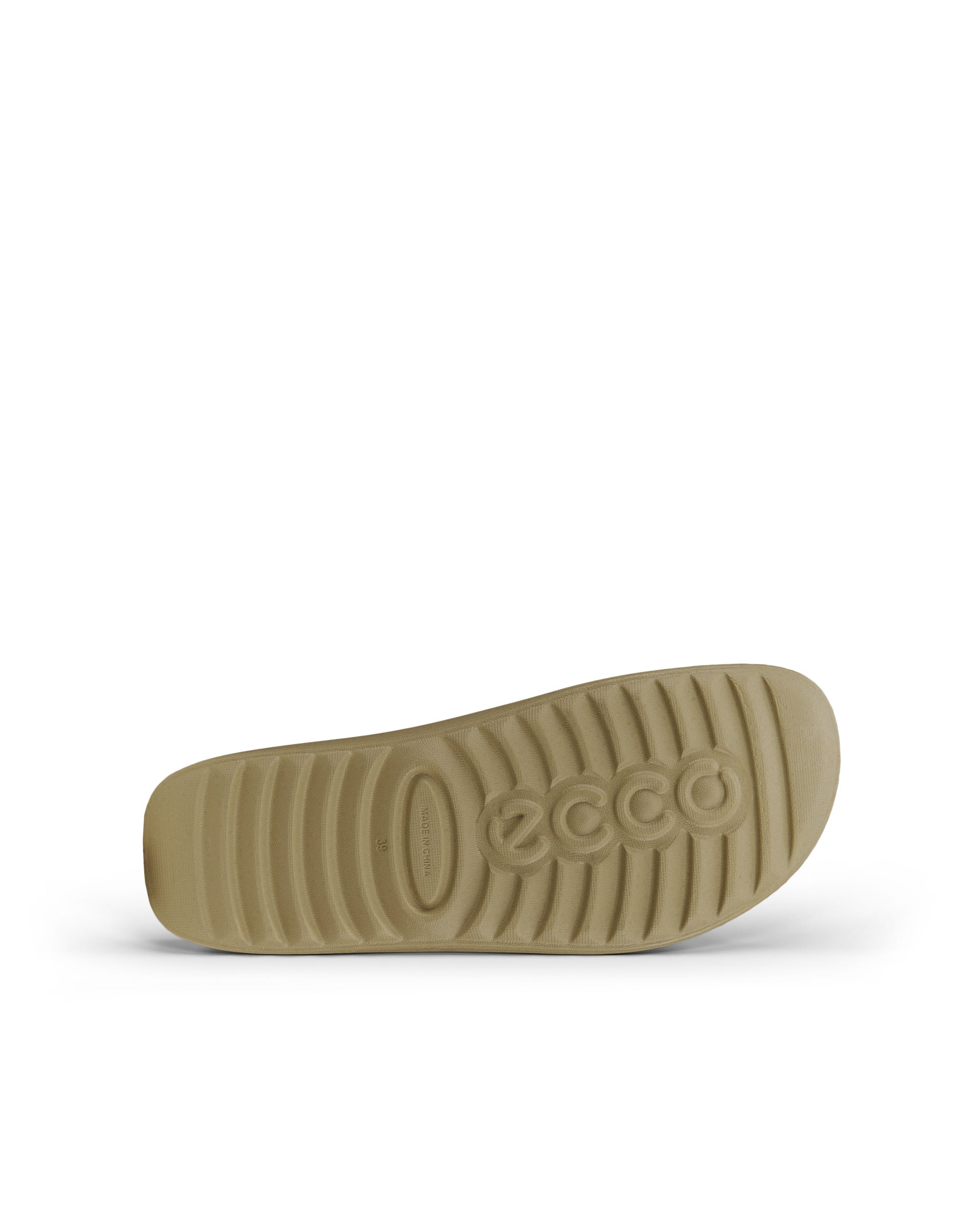 Men's ECCO® Cozmo Slide Slider - Beige - Sole