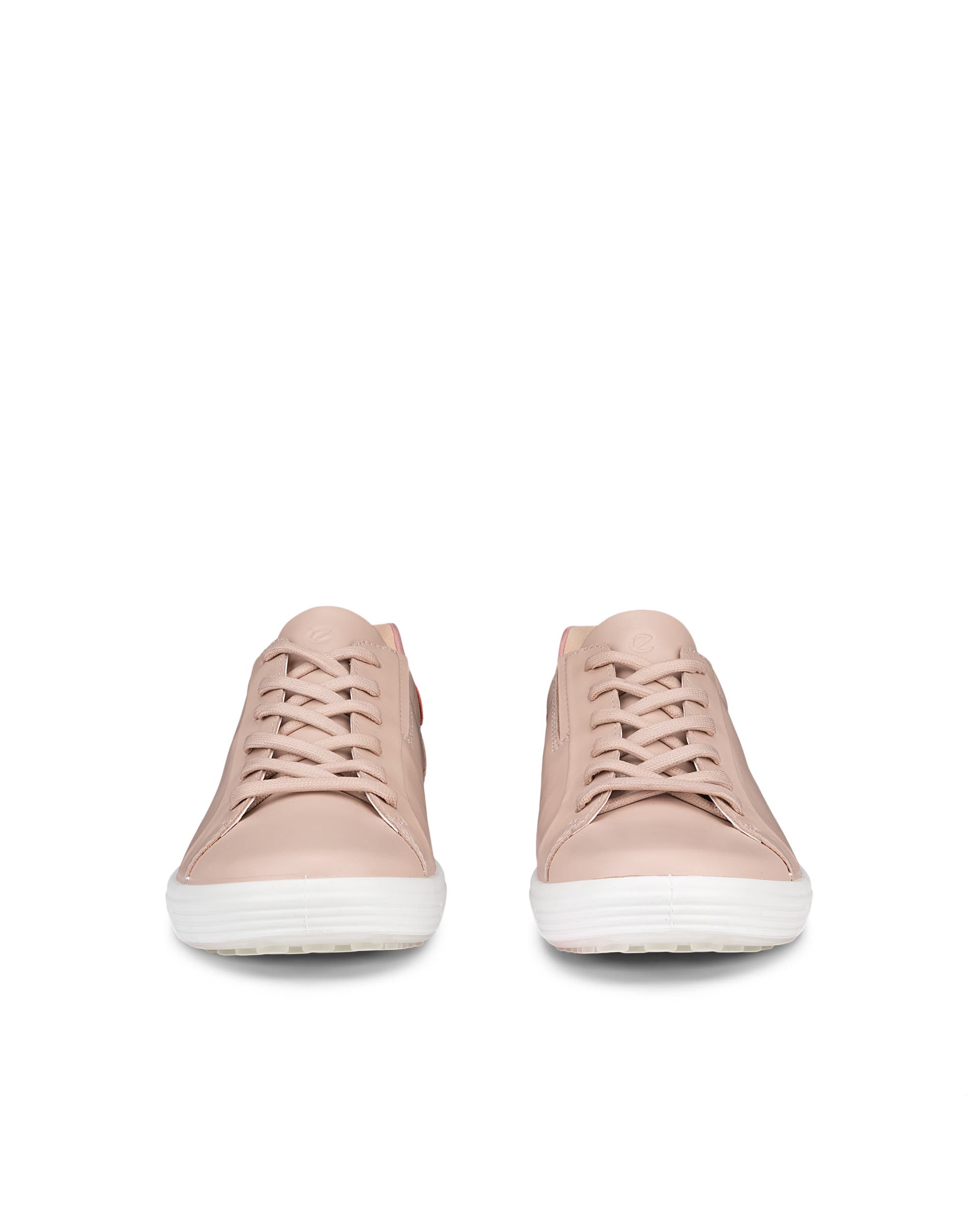ECCO® Soft 7 Damen Ledersneaker - Rosa - Front pair