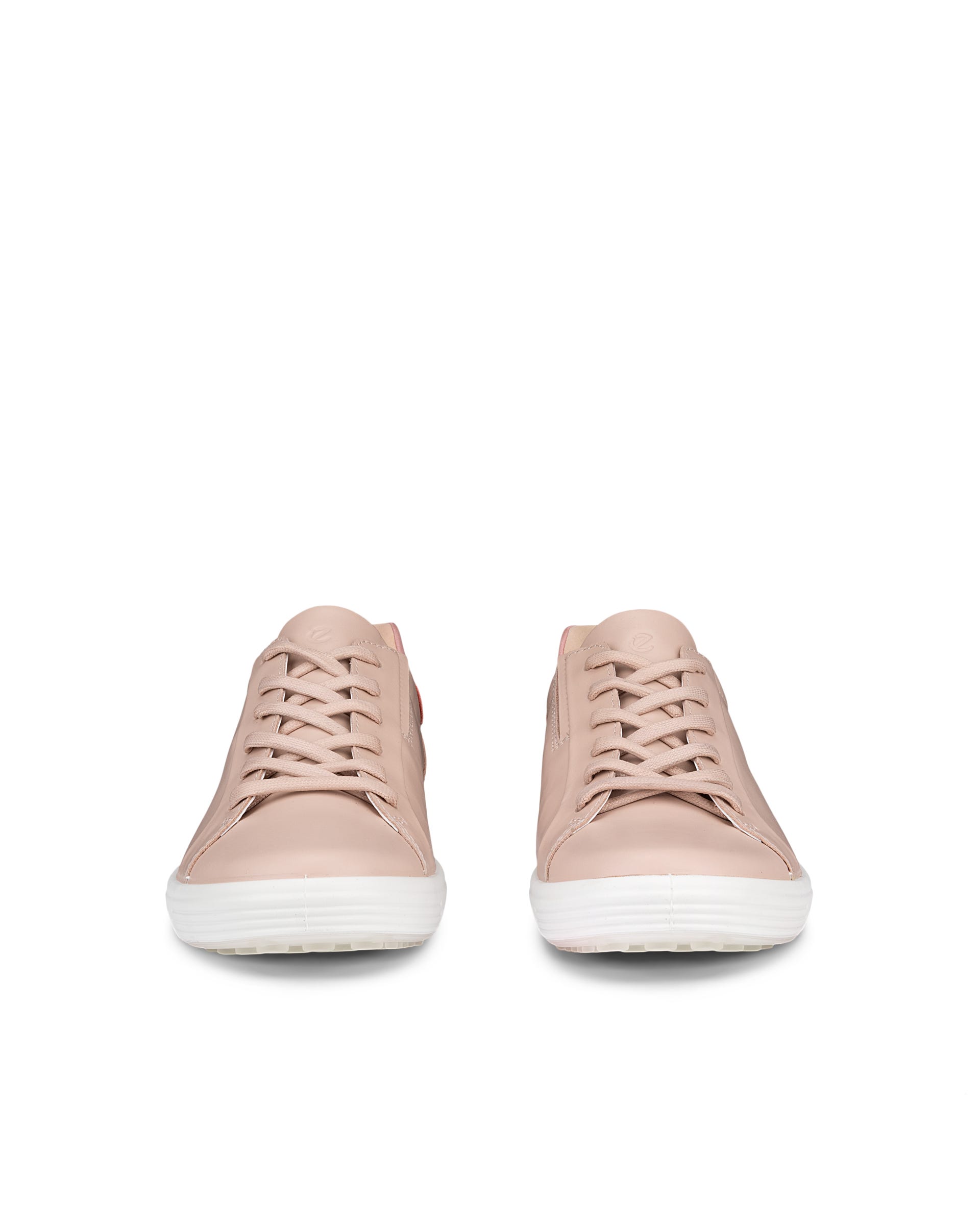 ECCO® Soft 7 Damen Ledersneaker - Rosa - Front pair