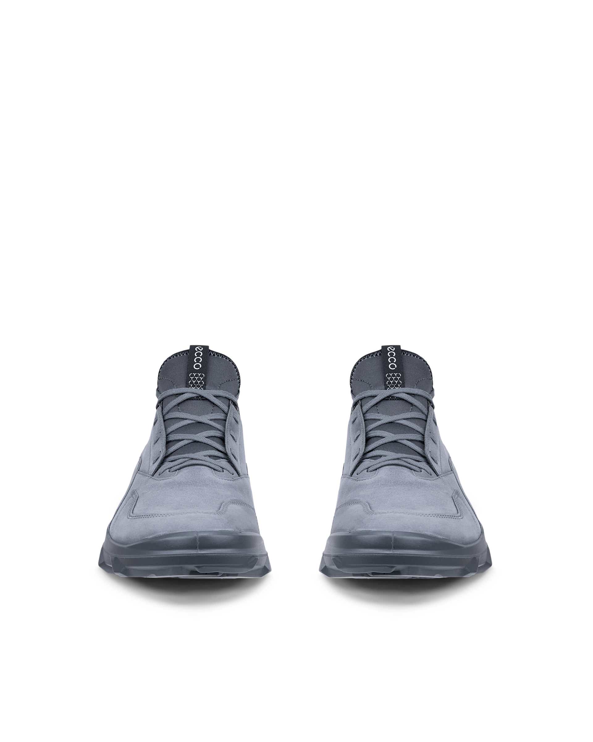 ECCO® MX baskets de plein air en nubuck pour homme - Gris - Front pair