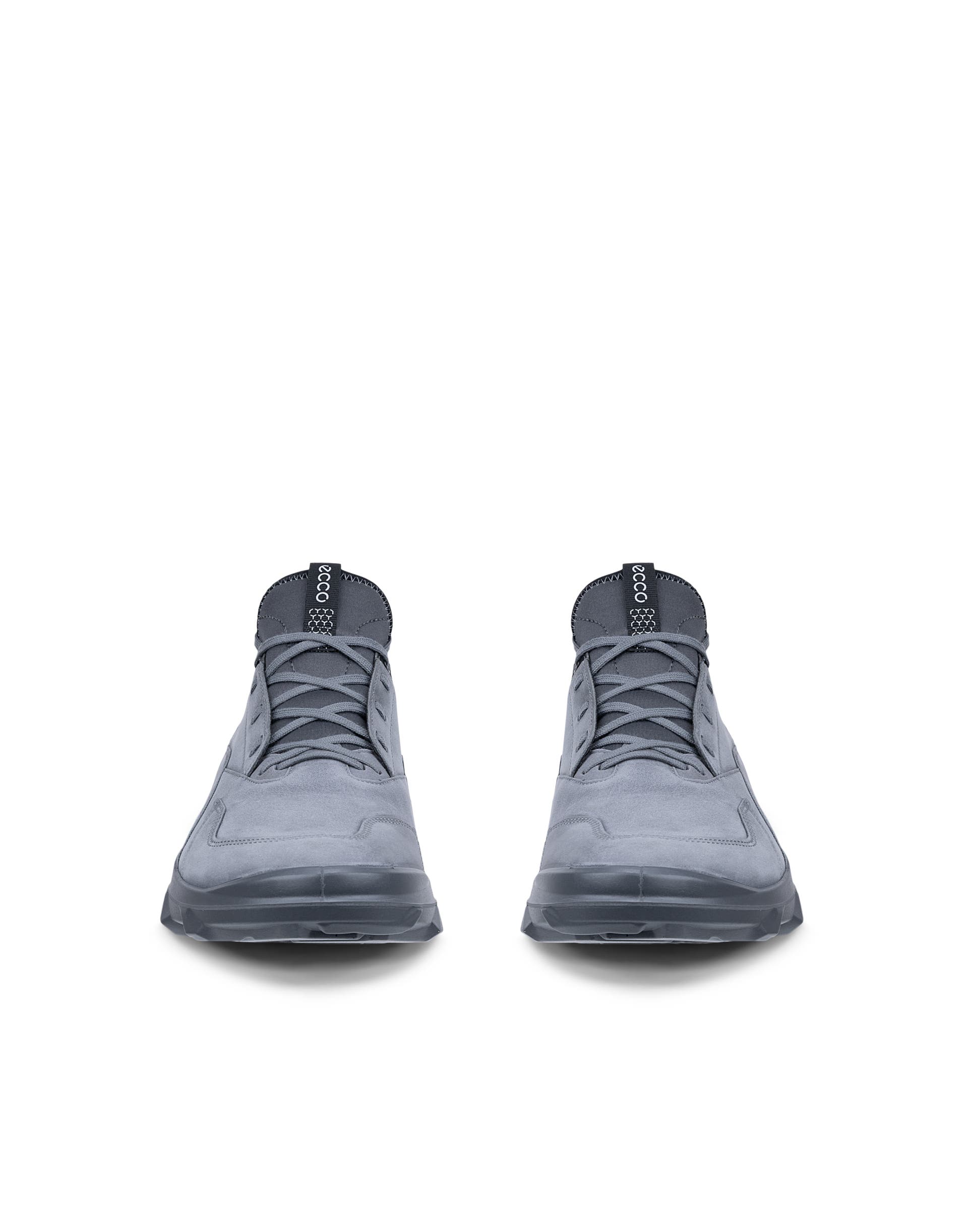 ECCO® MX baskets de plein air en nubuck pour homme - Gris - Front pair