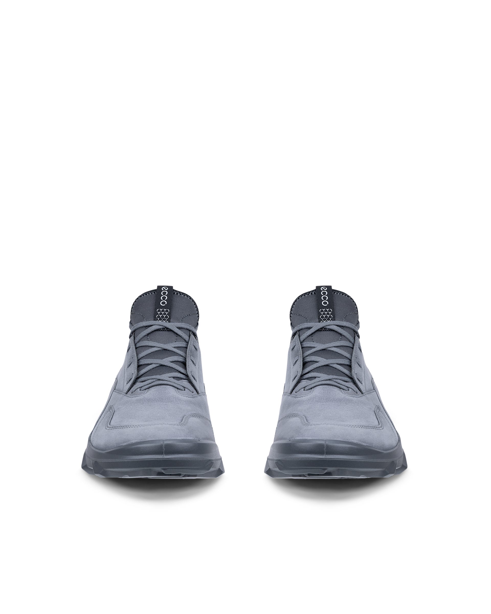 ECCO® MX baskets de plein air en nubuck pour homme - Gris - Front pair