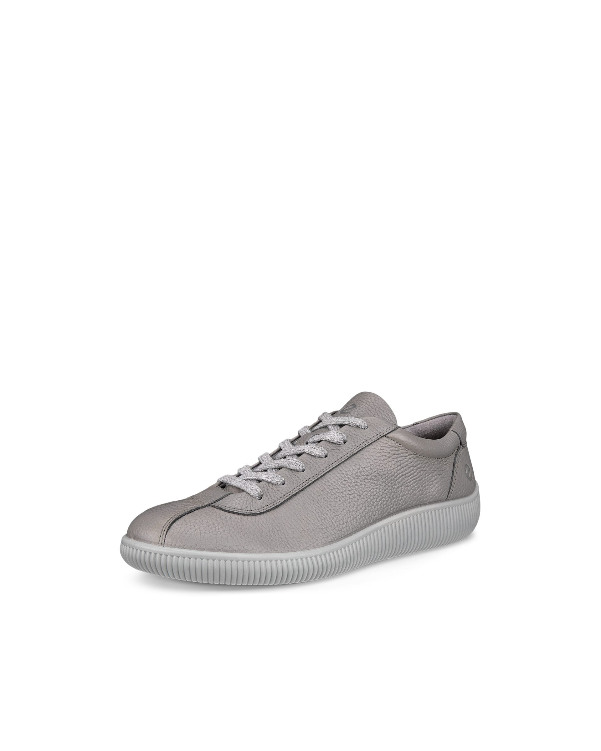 ECCO® Soft Zero Skinnsneaker herr - Grå - Main