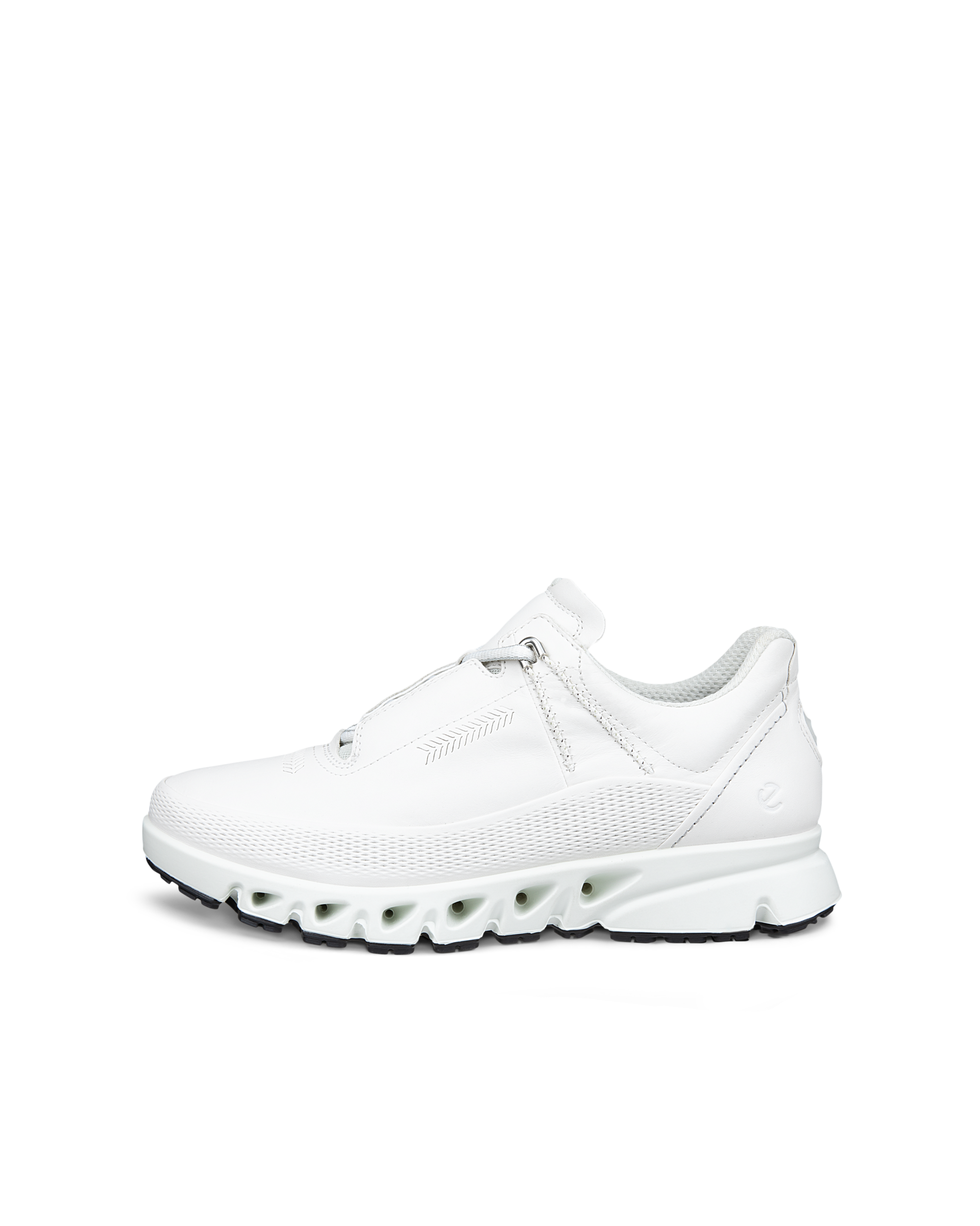 ECCO® MULTI-VENT chaussures en cuir Gore-Tex pour femme - Gris - Outside