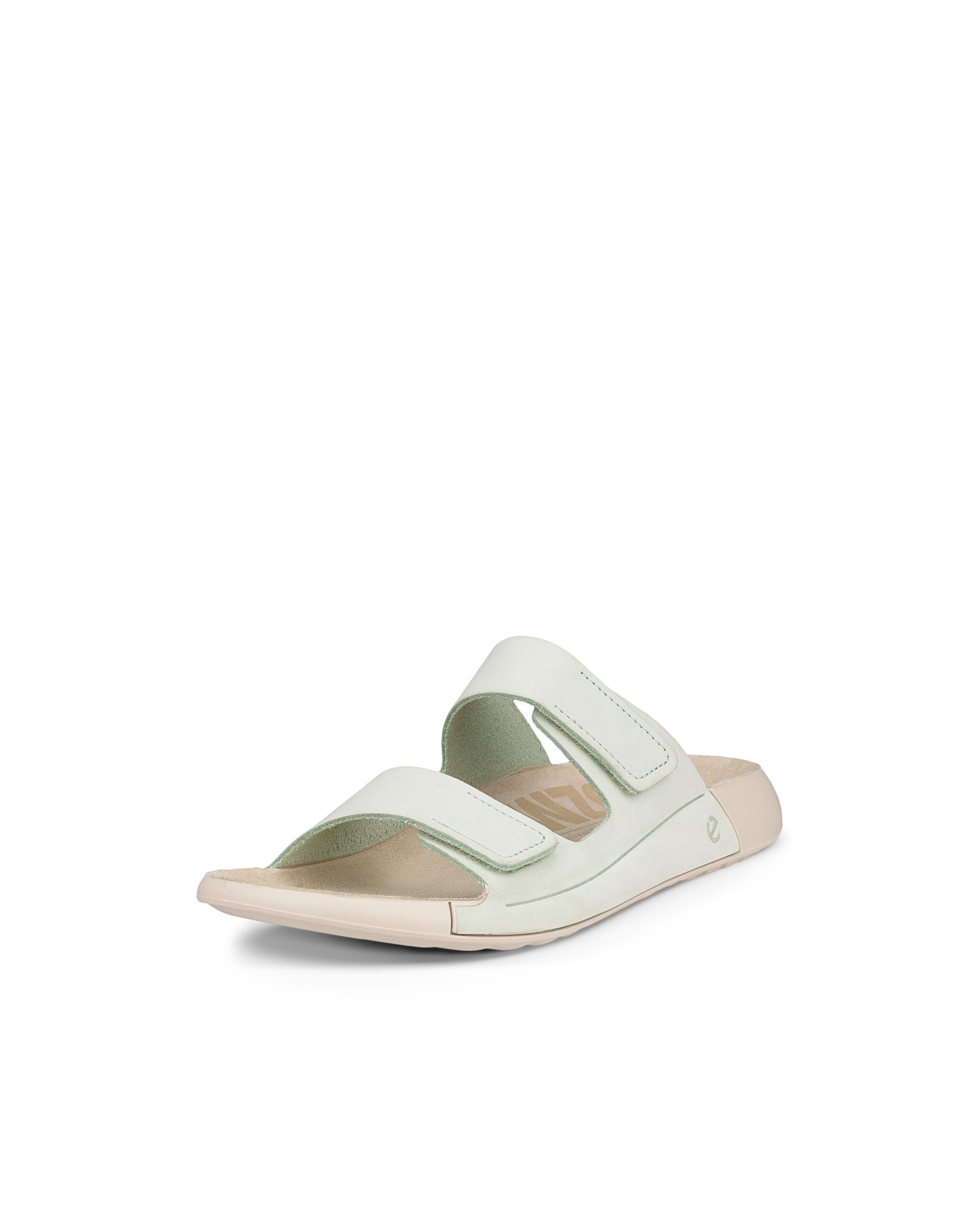 ECCO Cozmo Sandal ウィメンズ ヌバック2ストラップサンダル - グリーン - Main
