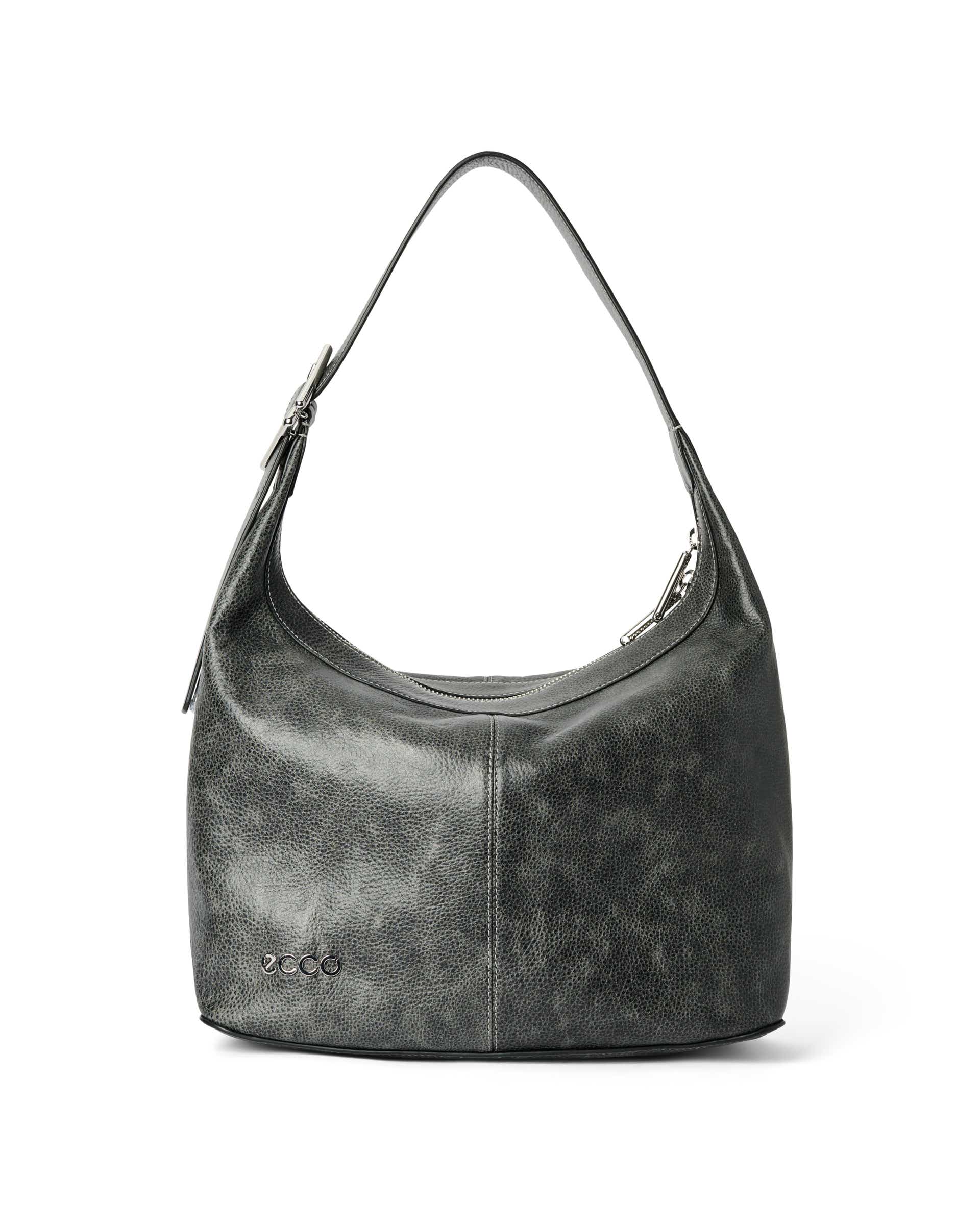 Sac en cuir ECCO® Hobo Medium porté épaule et bandoulière - Multicolore - Main