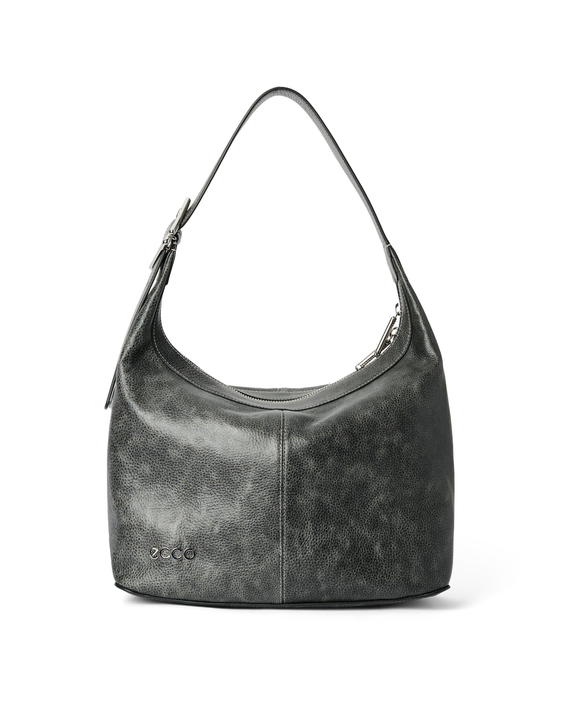 Sac en cuir ECCO® Hobo Medium porté épaule et bandoulière - Multicolore - Main