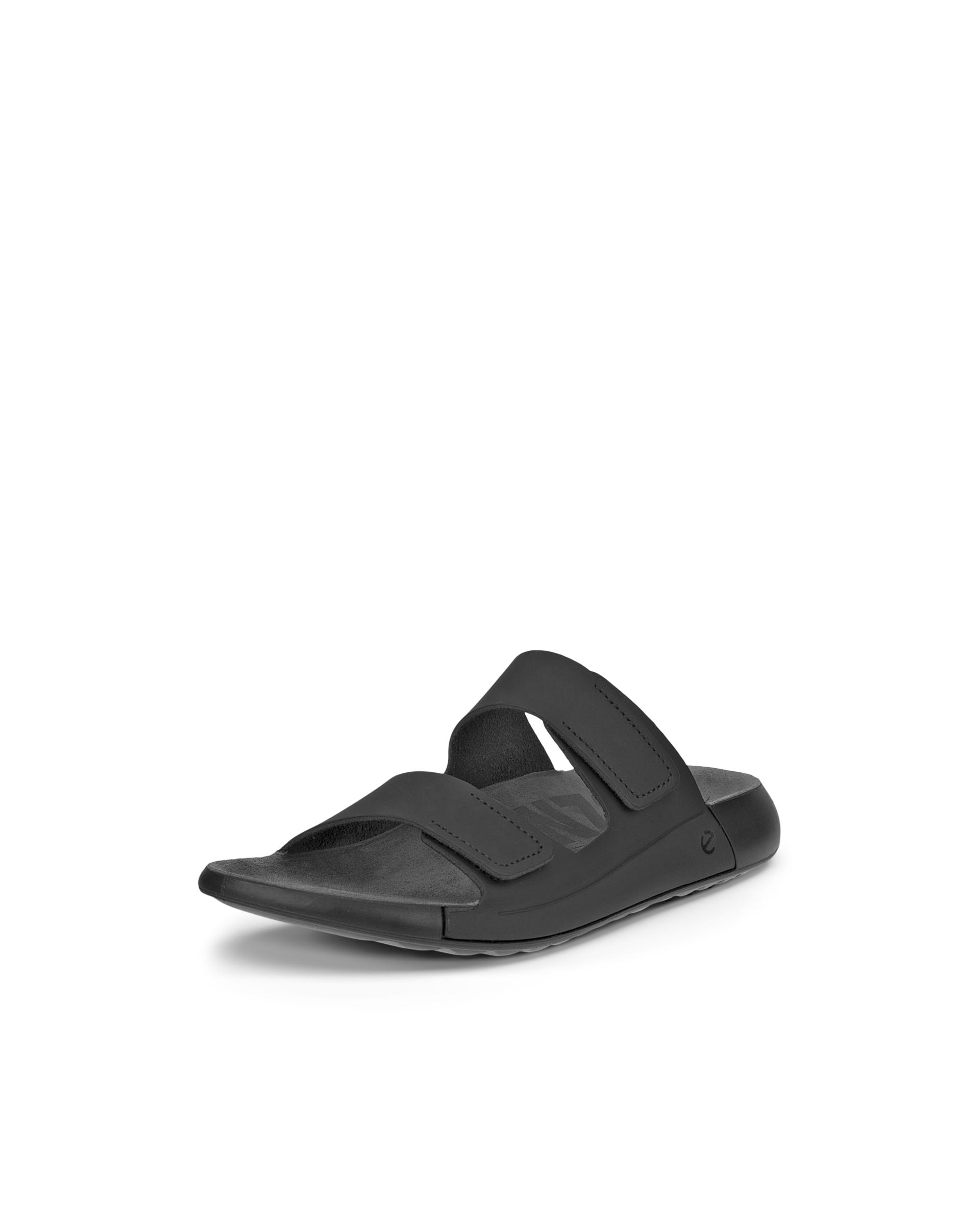 ECCO® Cozmo Damen Ledersandale mit zwei Riemen - Schwarz - Main