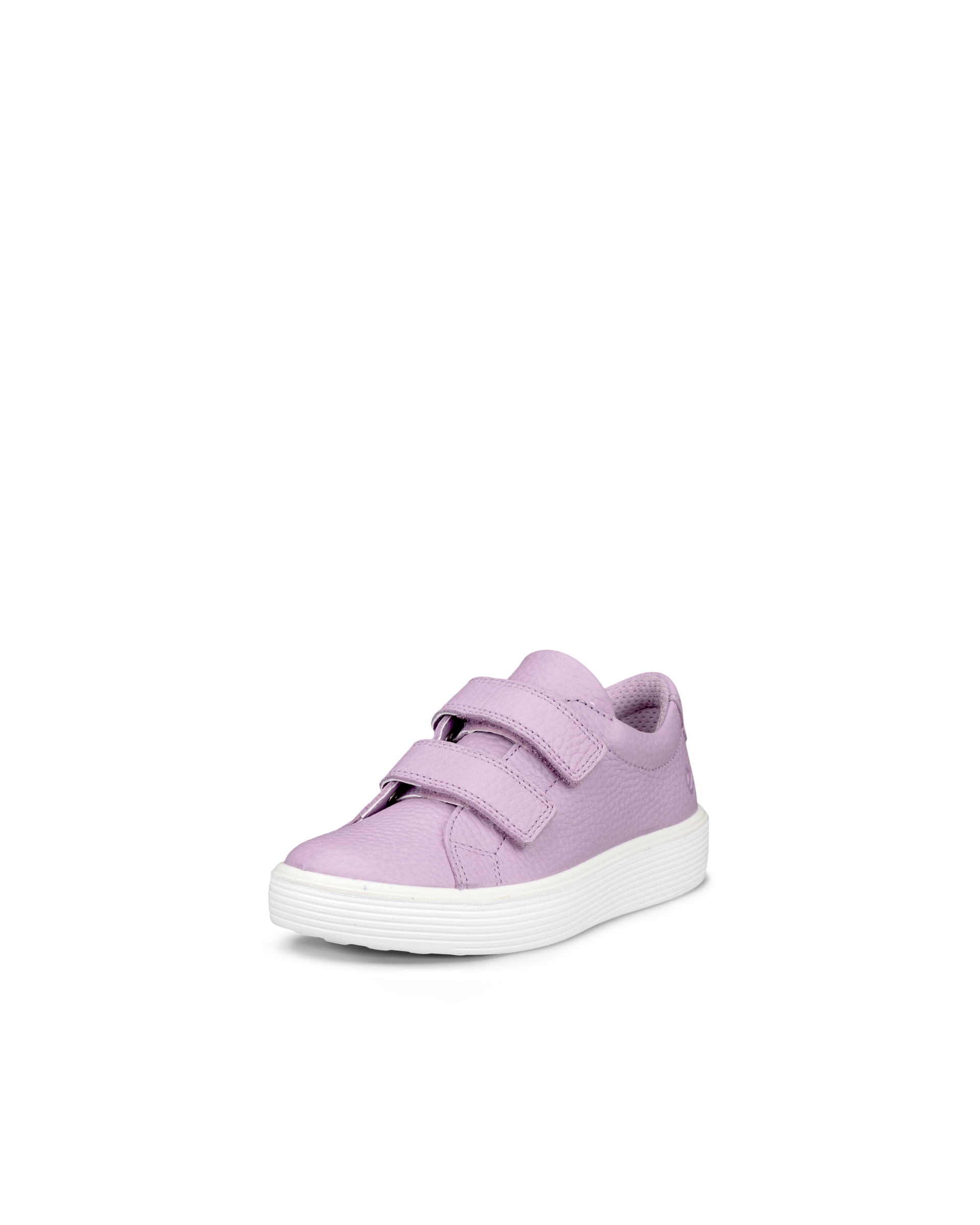 Kids' ECCO® Soft 60 Leather Trainer - Purple - Main