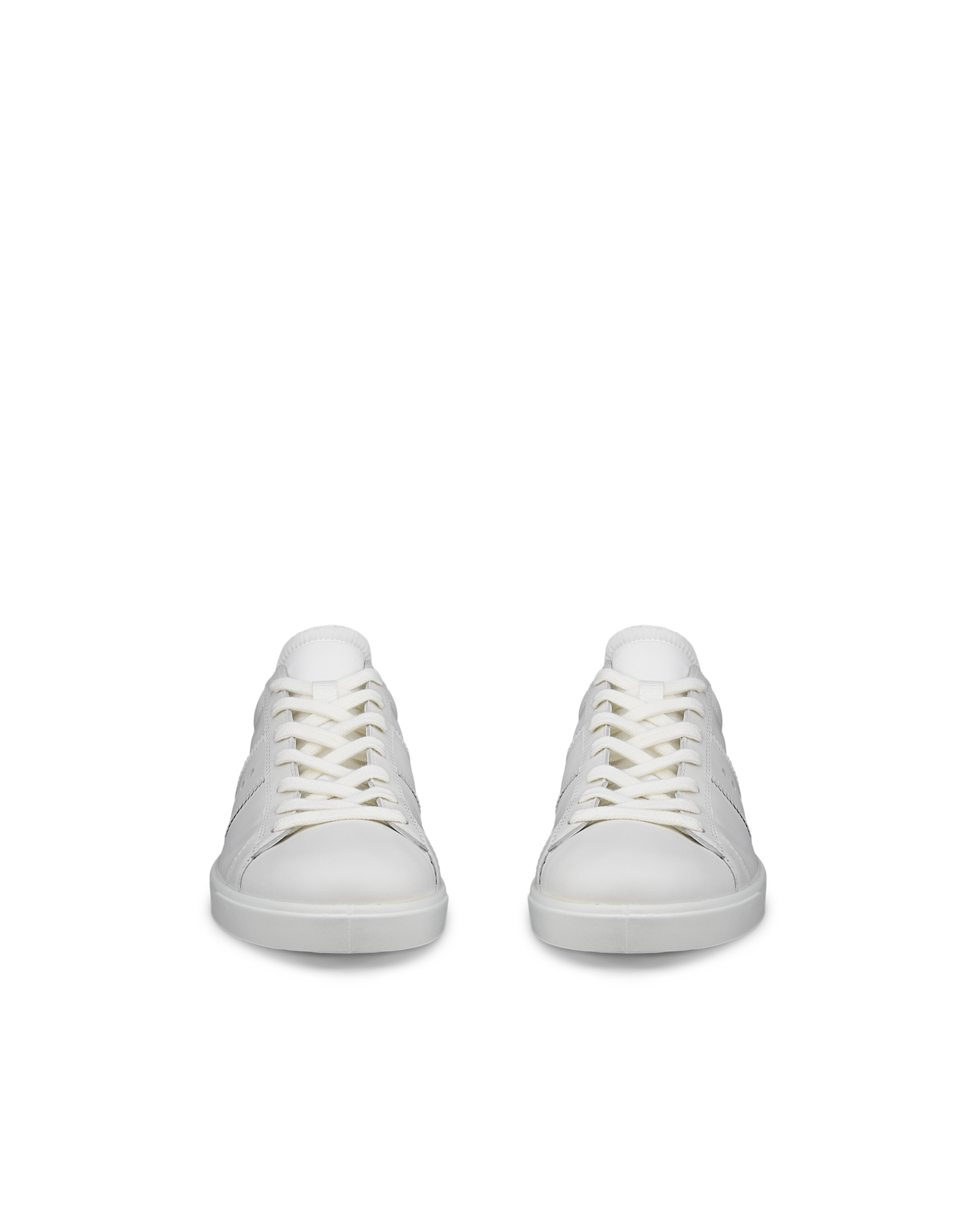 ECCO® Street Lite baskets en cuir pour femme - Blanc - Front pair