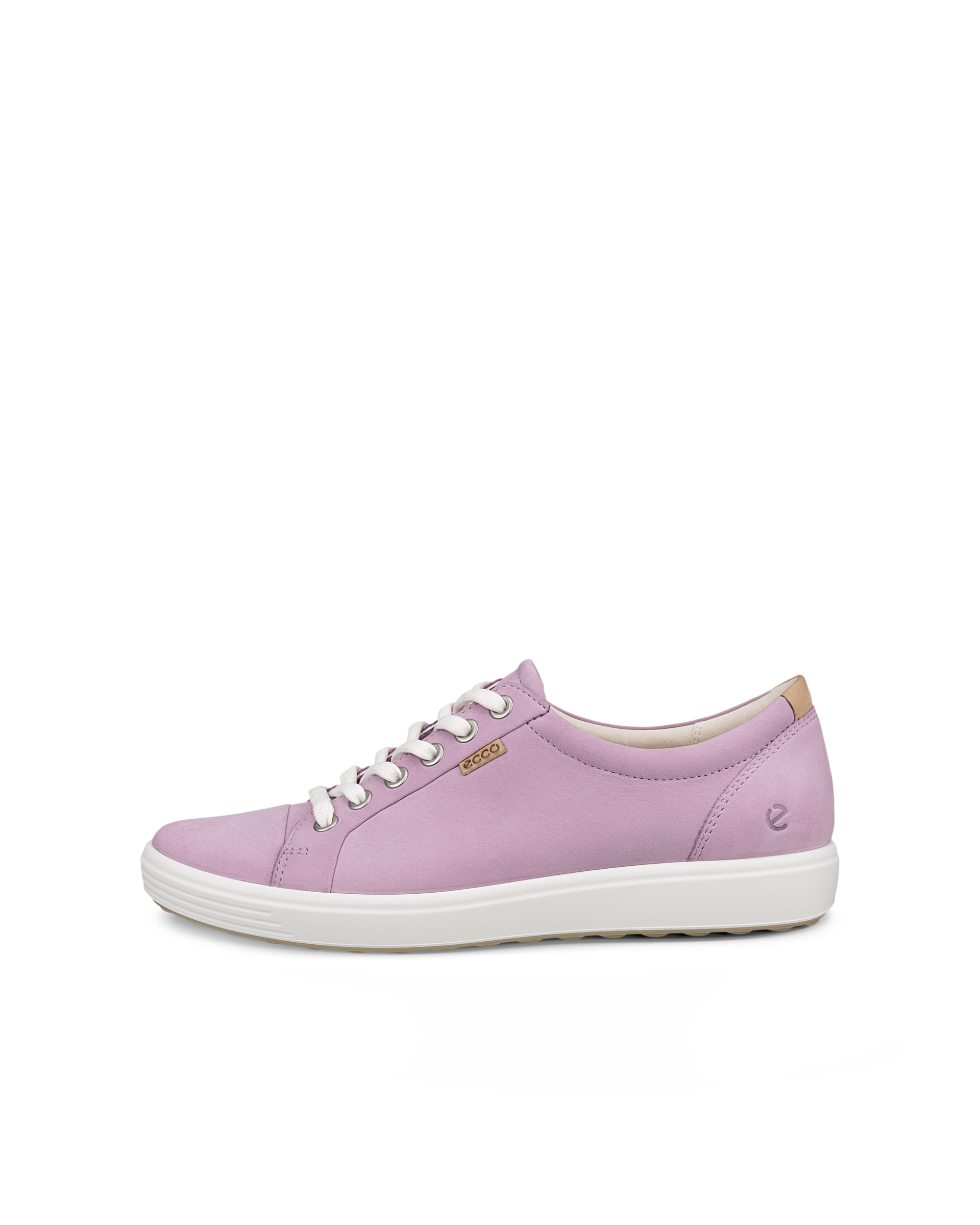 Dámske nubukové tenisky ECCO® Soft 7 - Fialová - Outside