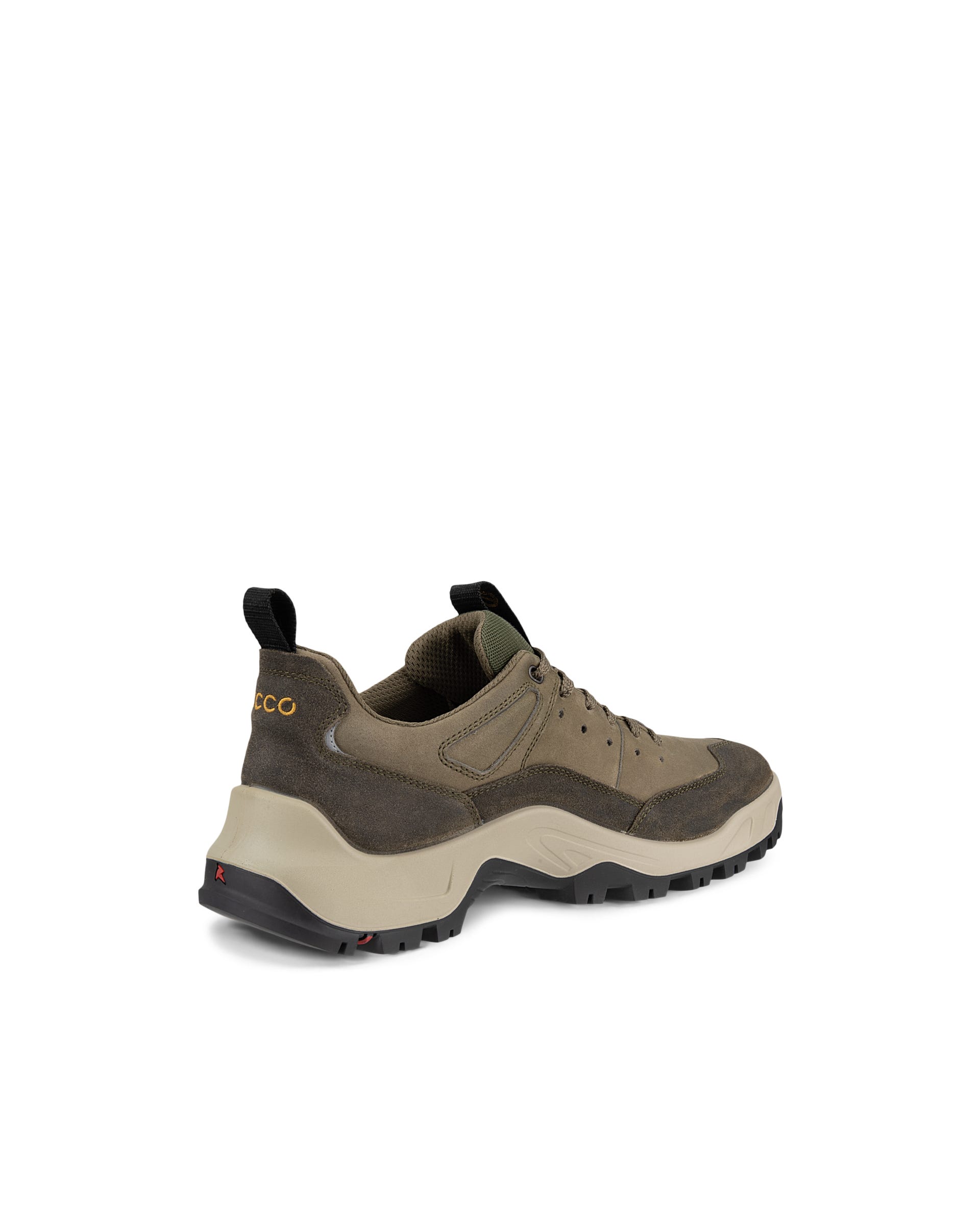 ECCO® Offroad chaussures de plein air en daim pour homme - Vert - Back
