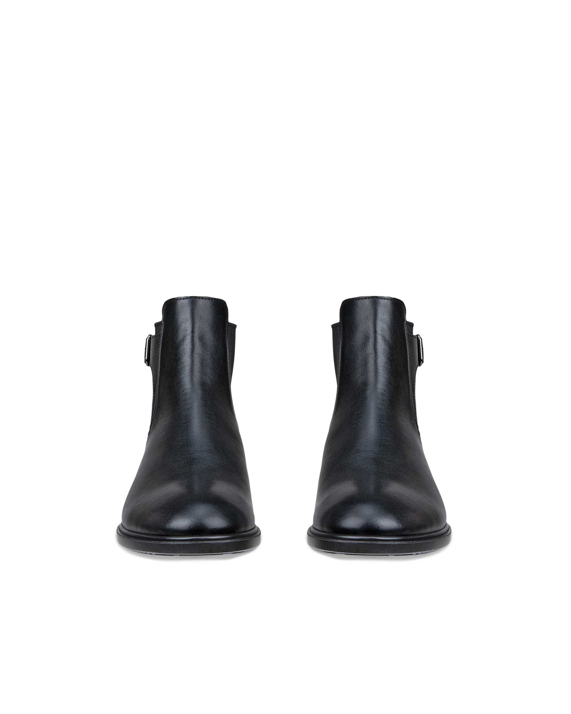 Women's ECCO® Dress Classic 15 Leather Chelsea Boot - Black - Front pair