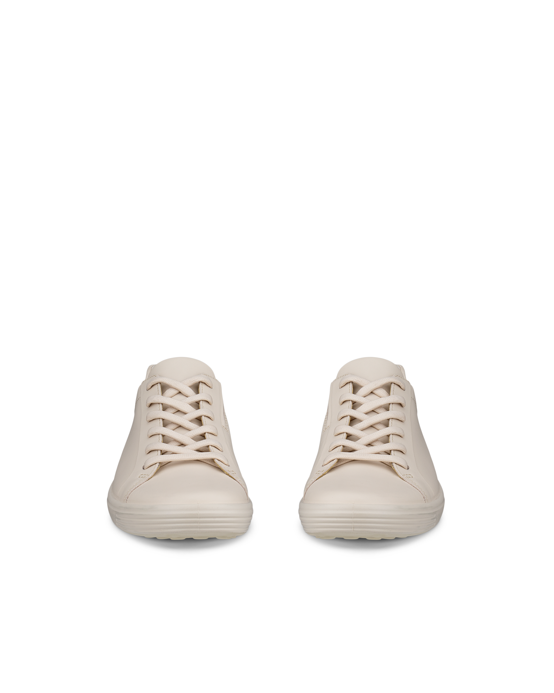 ECCO® SOFT 7 Damen Ledersneaker - Beige - Front pair
