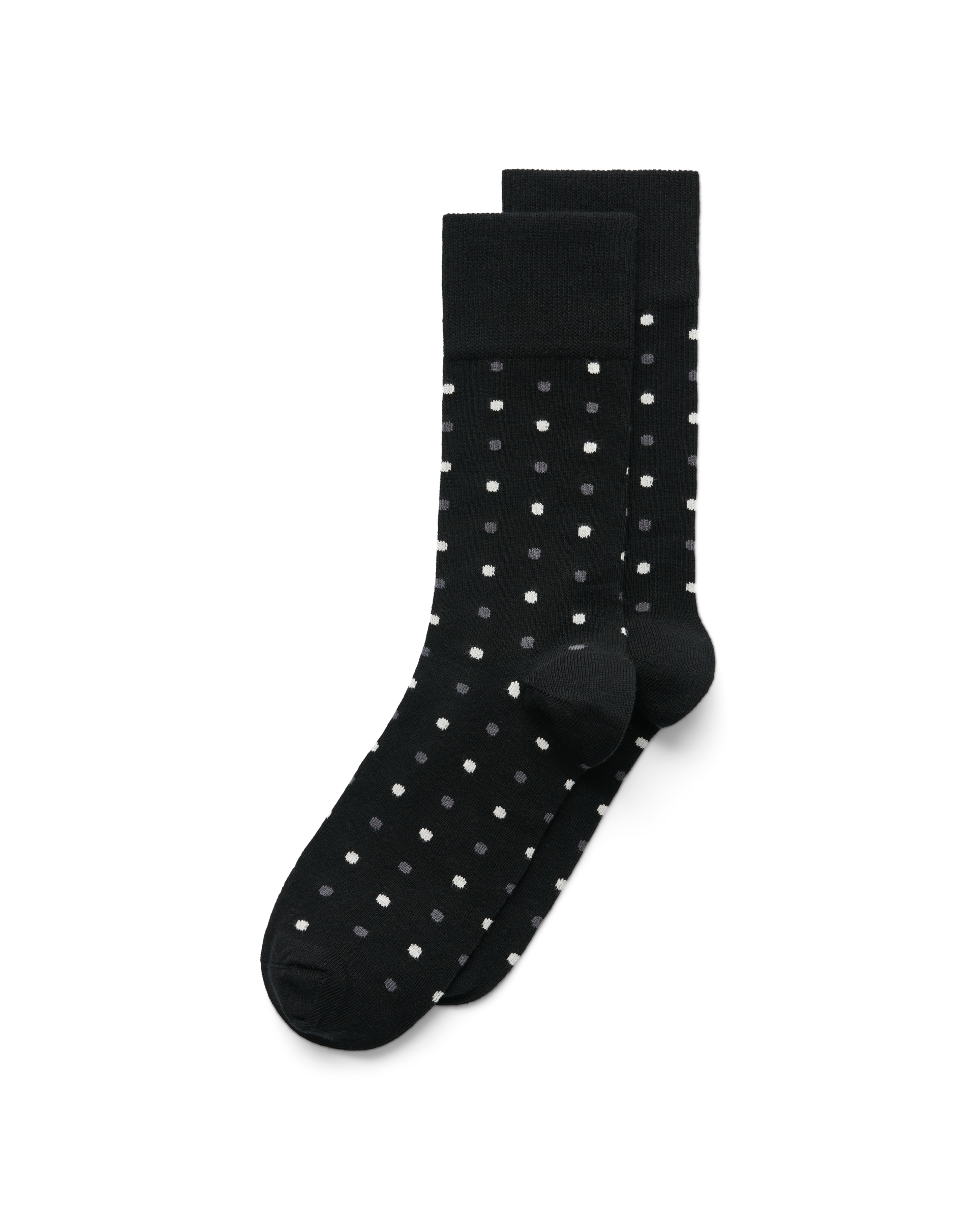 ECCO Classic Dotted Mid Cut — Schwarz