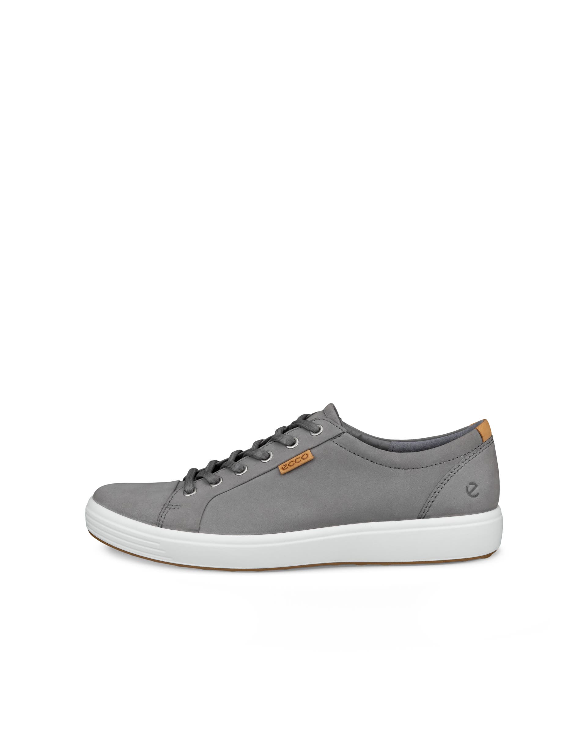 ECCO® Soft 7 sneakers i nubuck til herrer - Grå - Outside