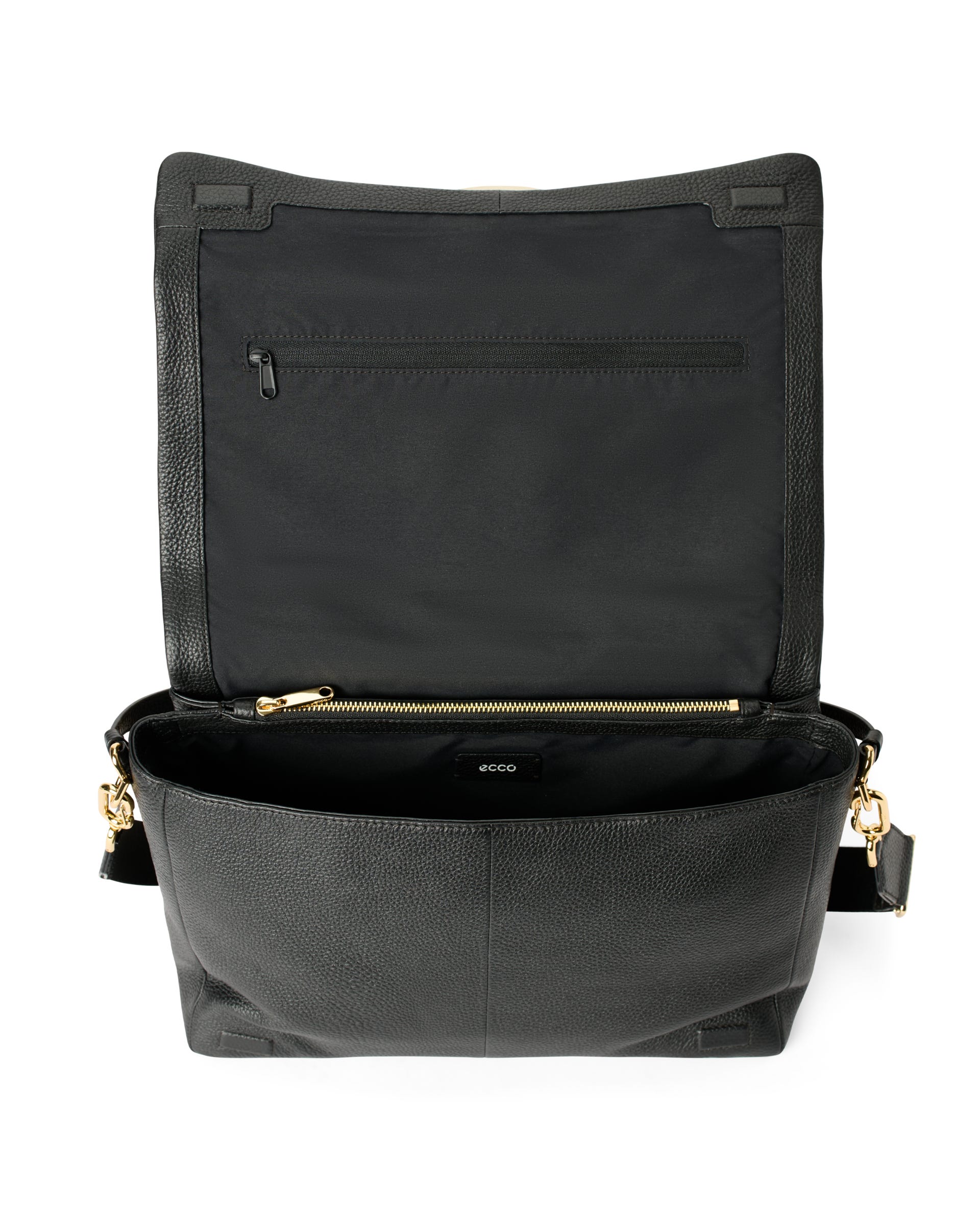 ECCO® Extra-Large Pinch Leather Handbag & Shoulder Bag
