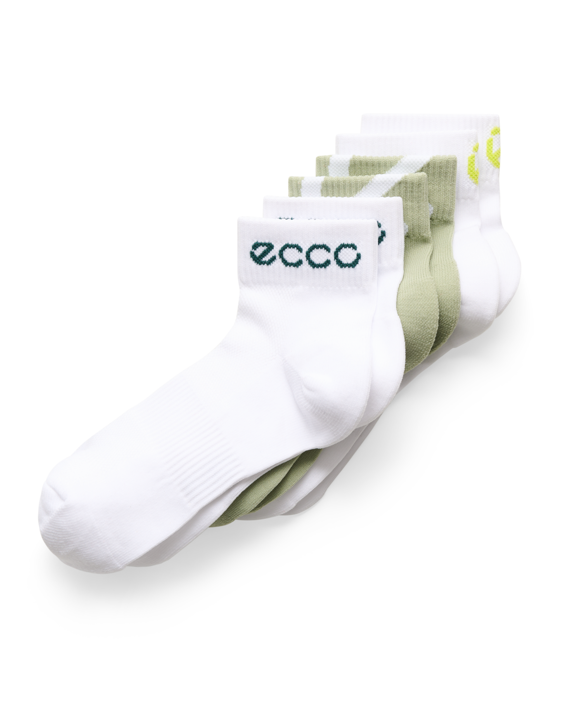 ECCO Active Everyday Ankle-Cut — White