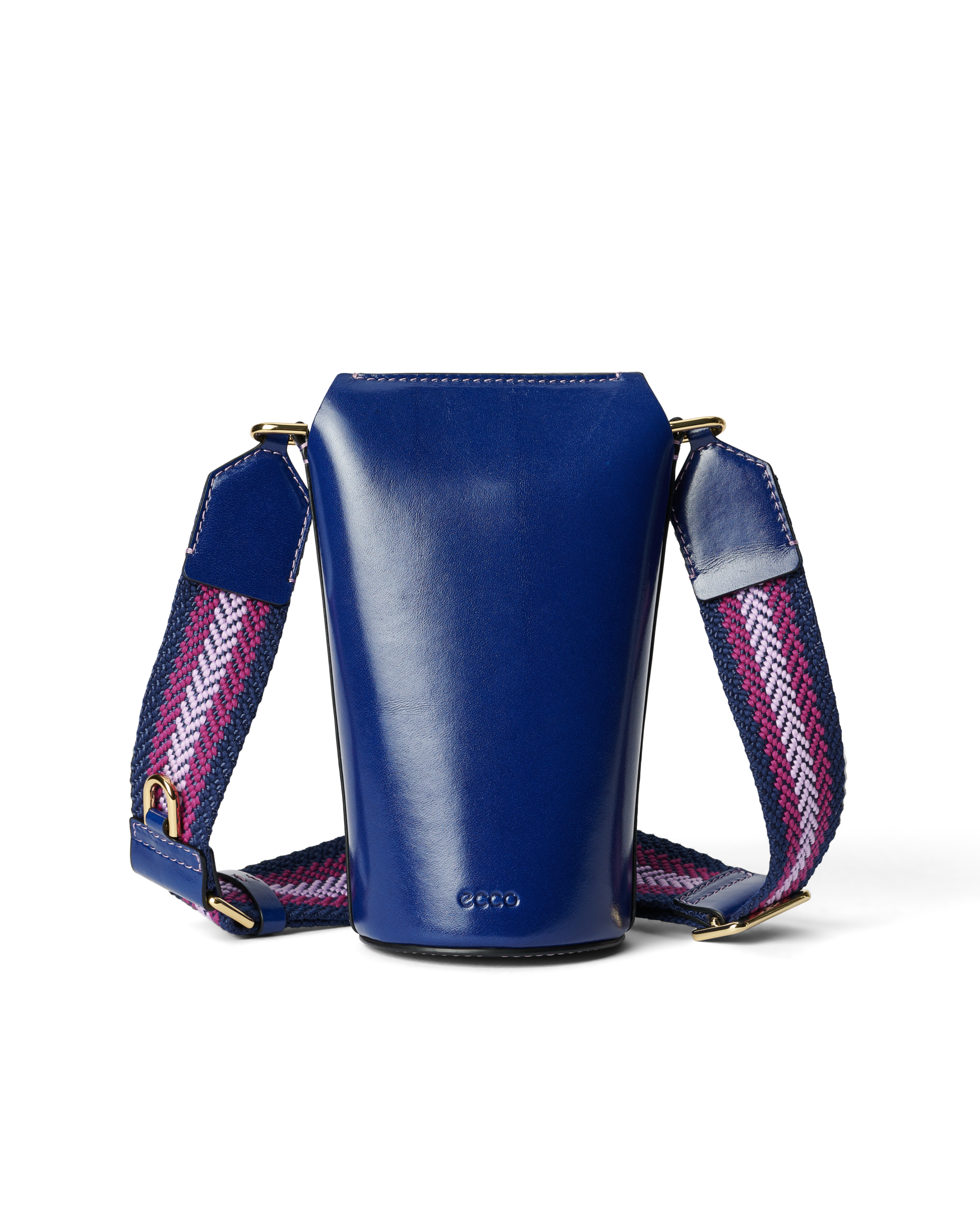 ECCO Pot Virgo レザークロスボディバッグ | ブルー