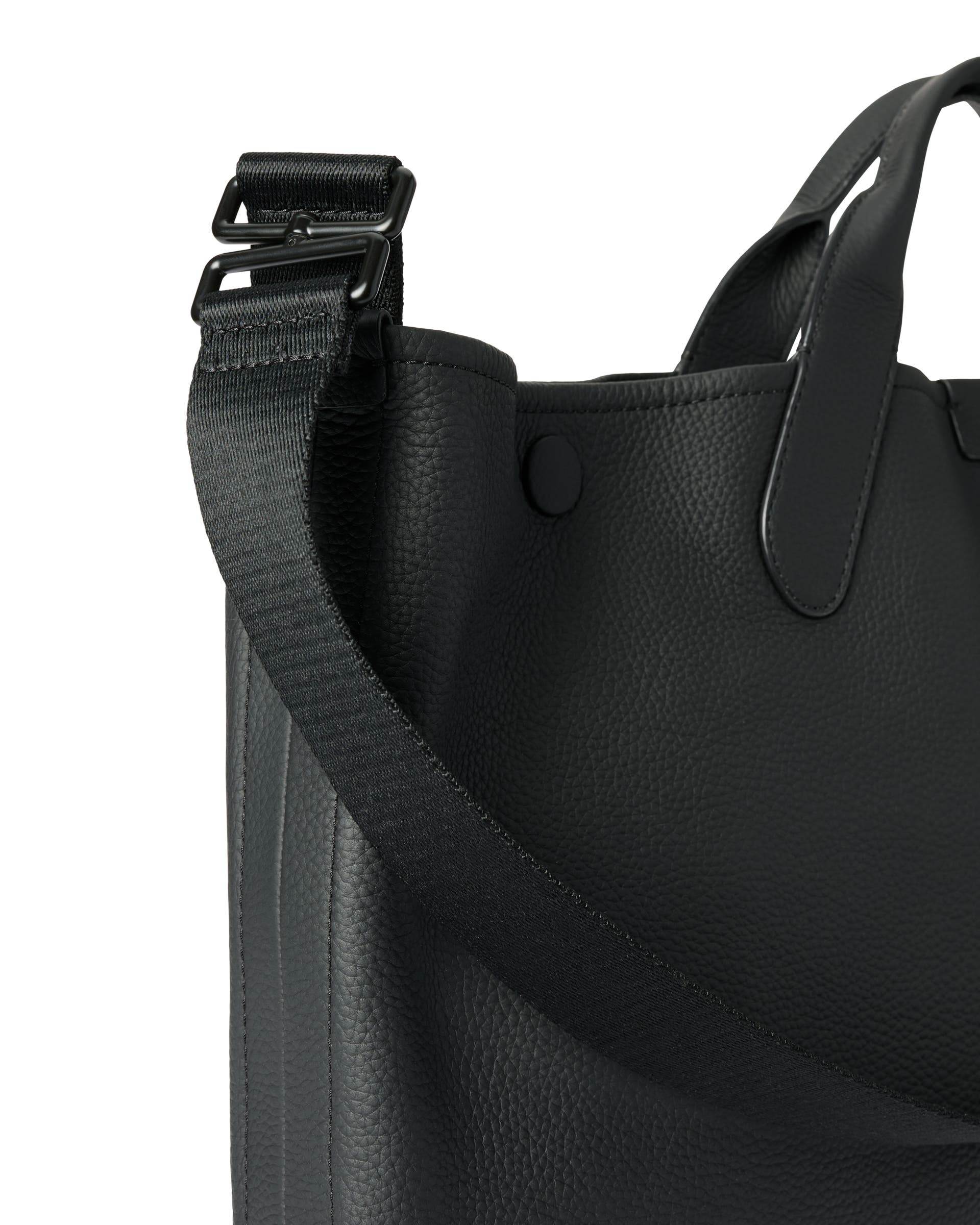 Fourre-tout en cuir souple ECCO® East-West - Noir - Detail-2