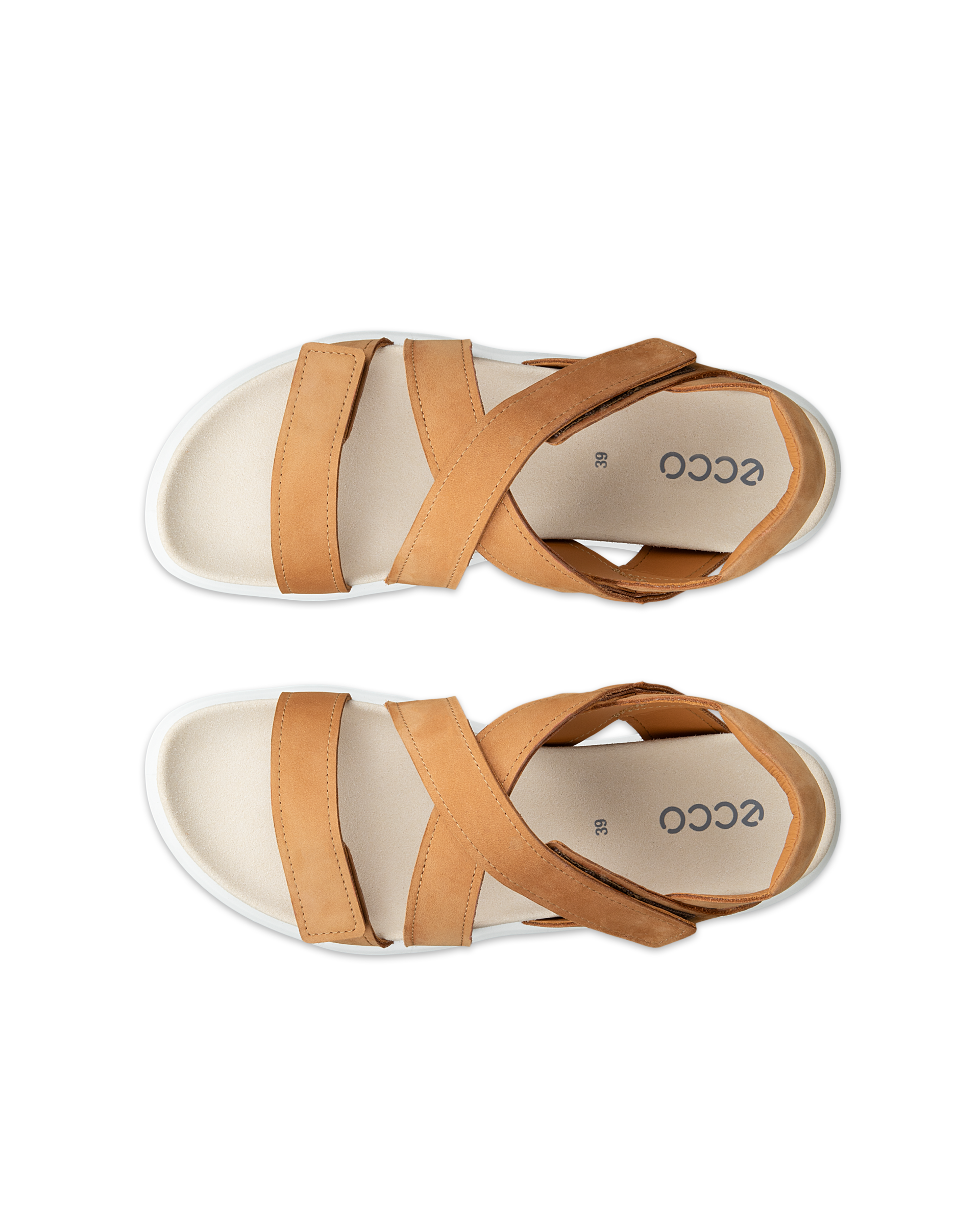 ECCO Soft Sandal — Brown