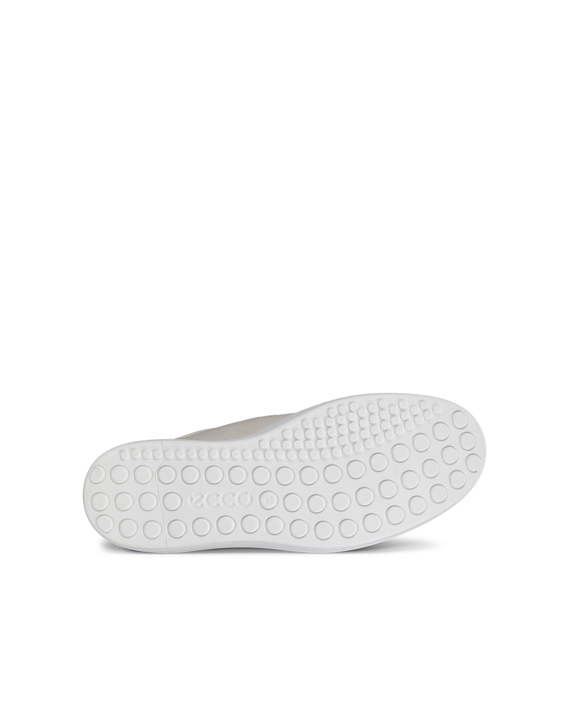 Zapatillas de piel ECCO® Soft 60 para hombre - Blanco - Sole
