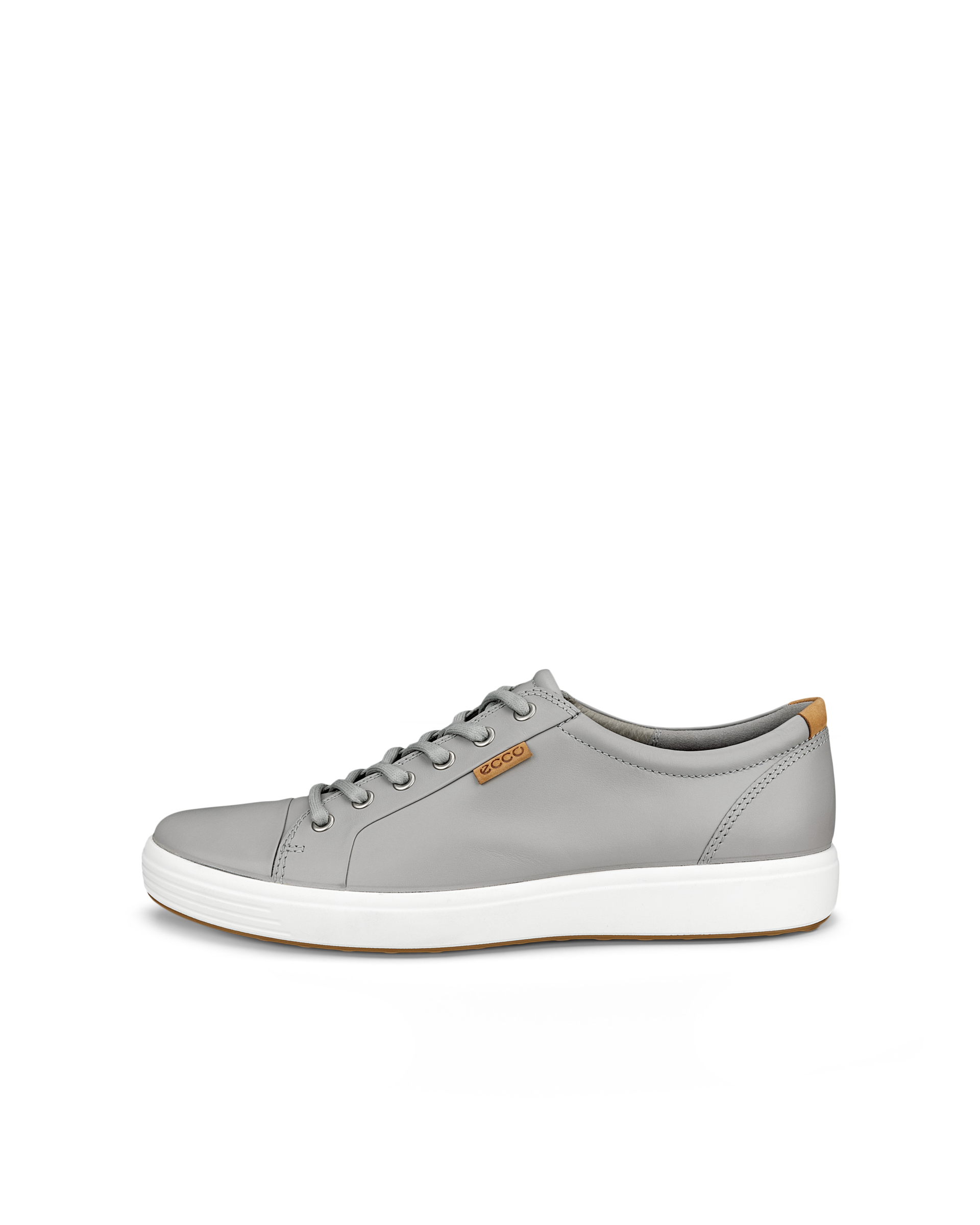 ECCO SOFT ZERO Men メンズ レザースニーカー | グレー ECCO SOFT ZERO Men メンズ レザースニーカー | グレー
