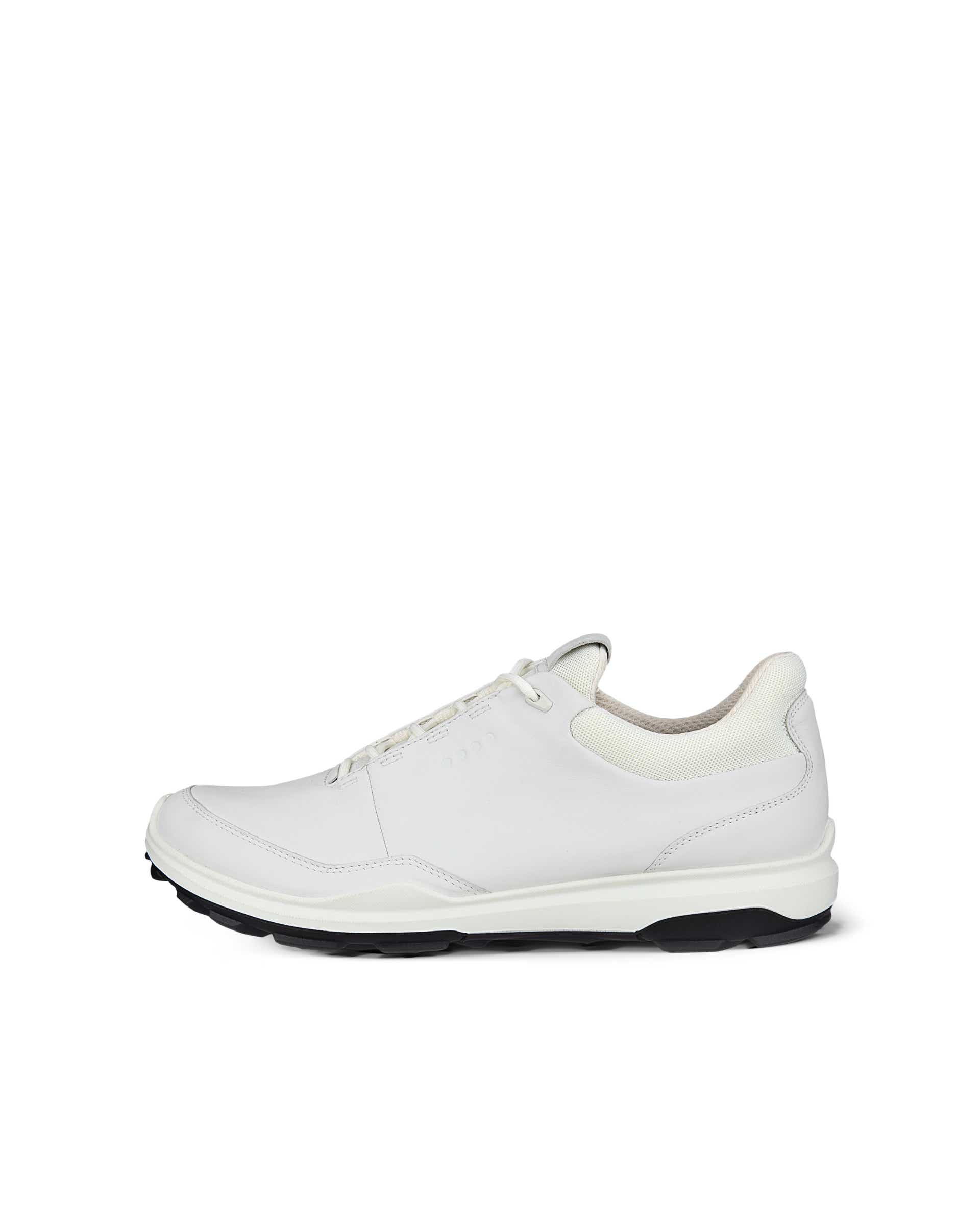 Men's ECCO® Golf Biom Hybrid 3 Leather Golf Shoe - White - Outside