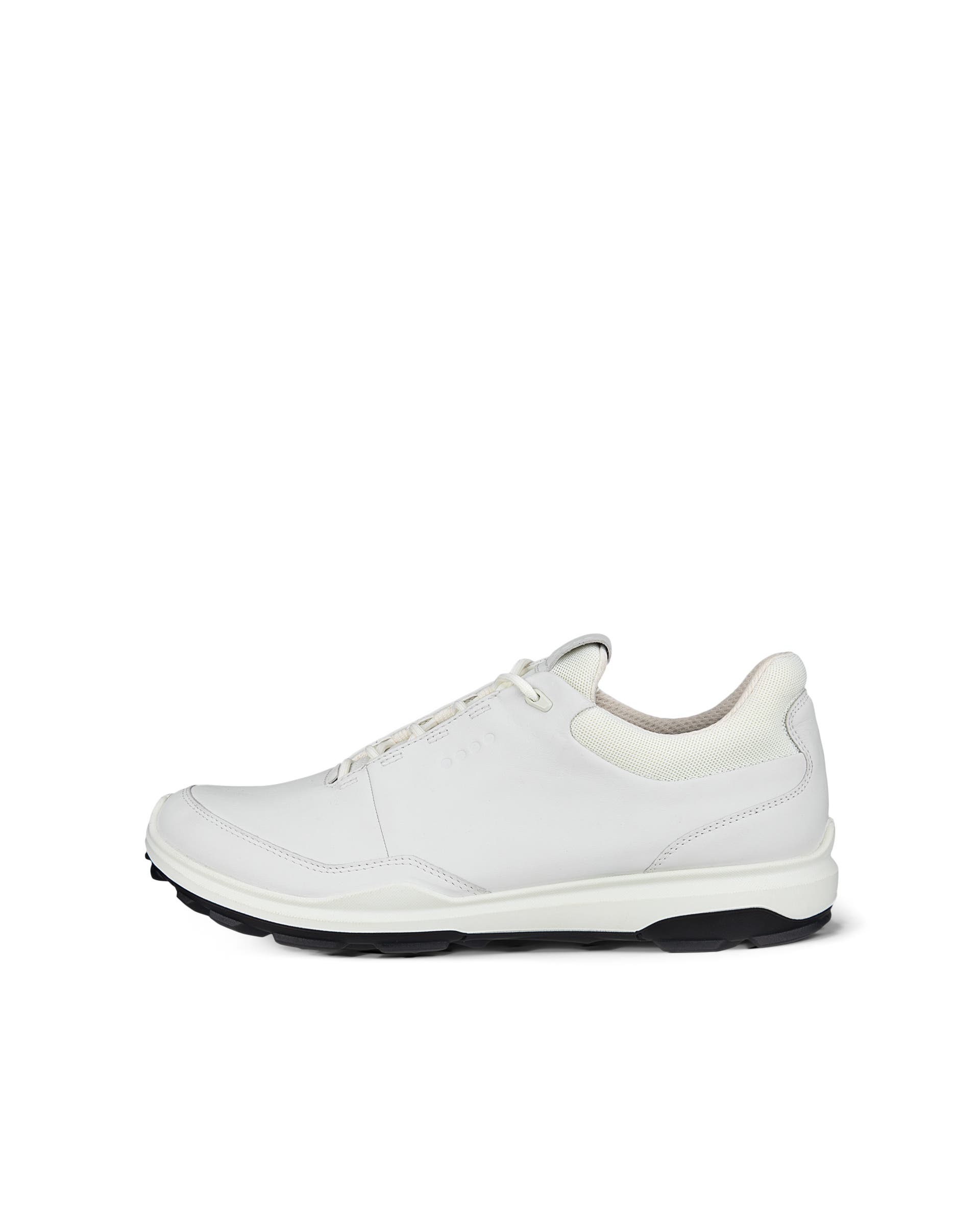 Men's ECCO® Golf Biom Hybrid 3 Leather Golf Shoe - White - Outside