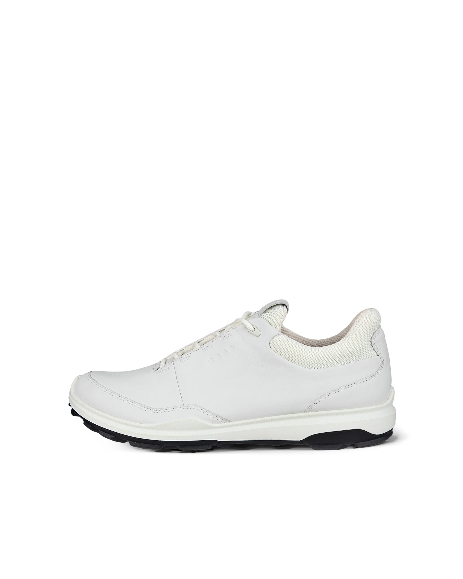 Men's ECCO® Golf Biom Hybrid 3 Leather Golf Shoe - White - Outside