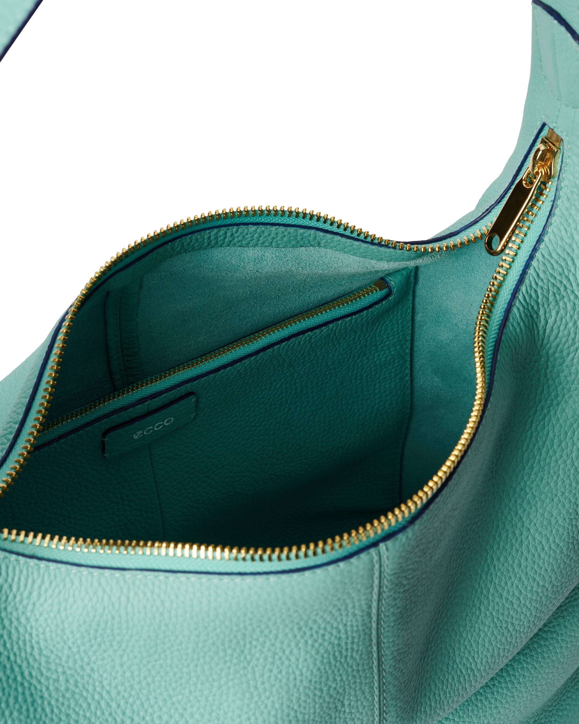 ECCO® Hobo Hobo-Tasche aus Leder - Blau - Inside