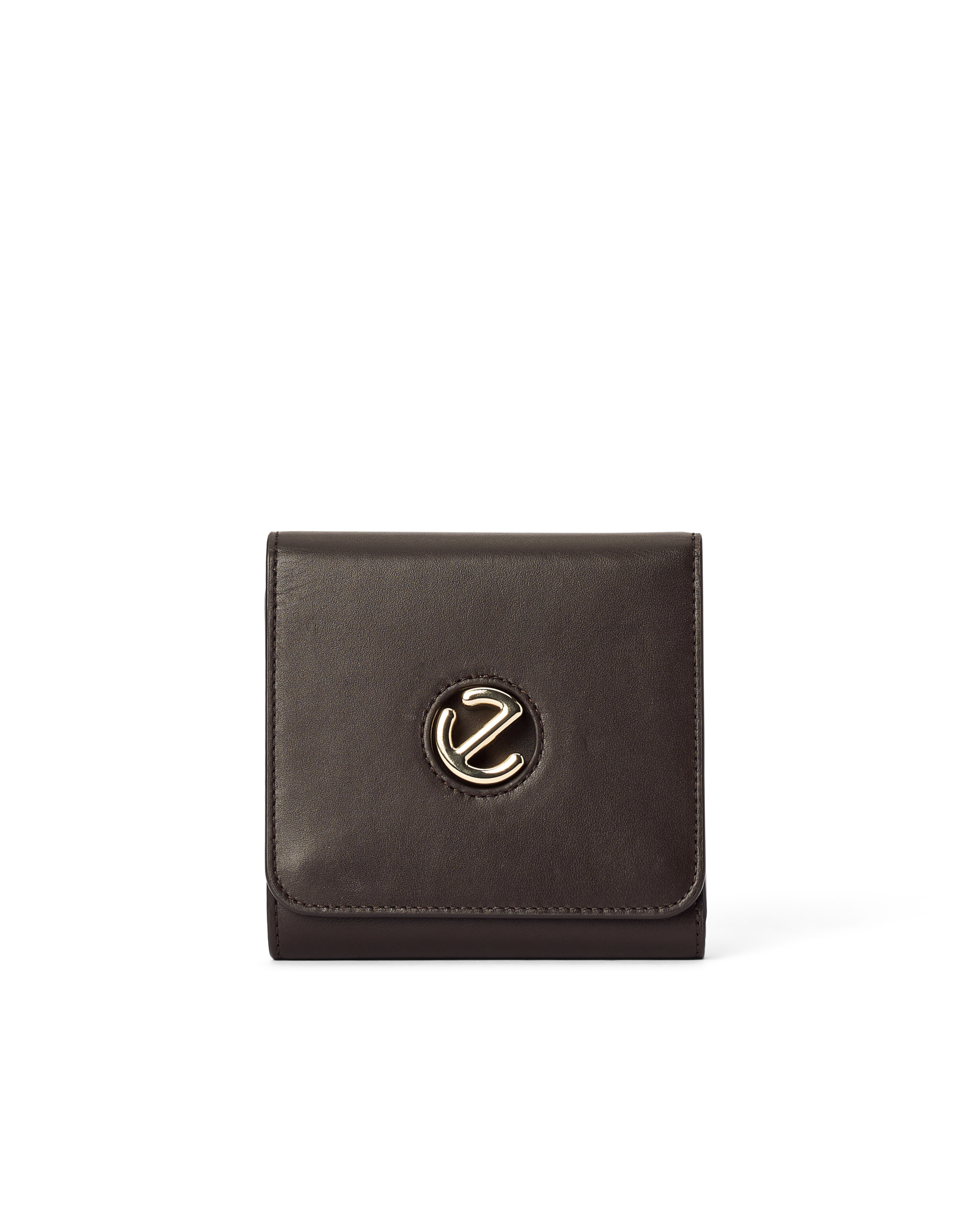 ECCO Wallet E Wave Lock — Brown