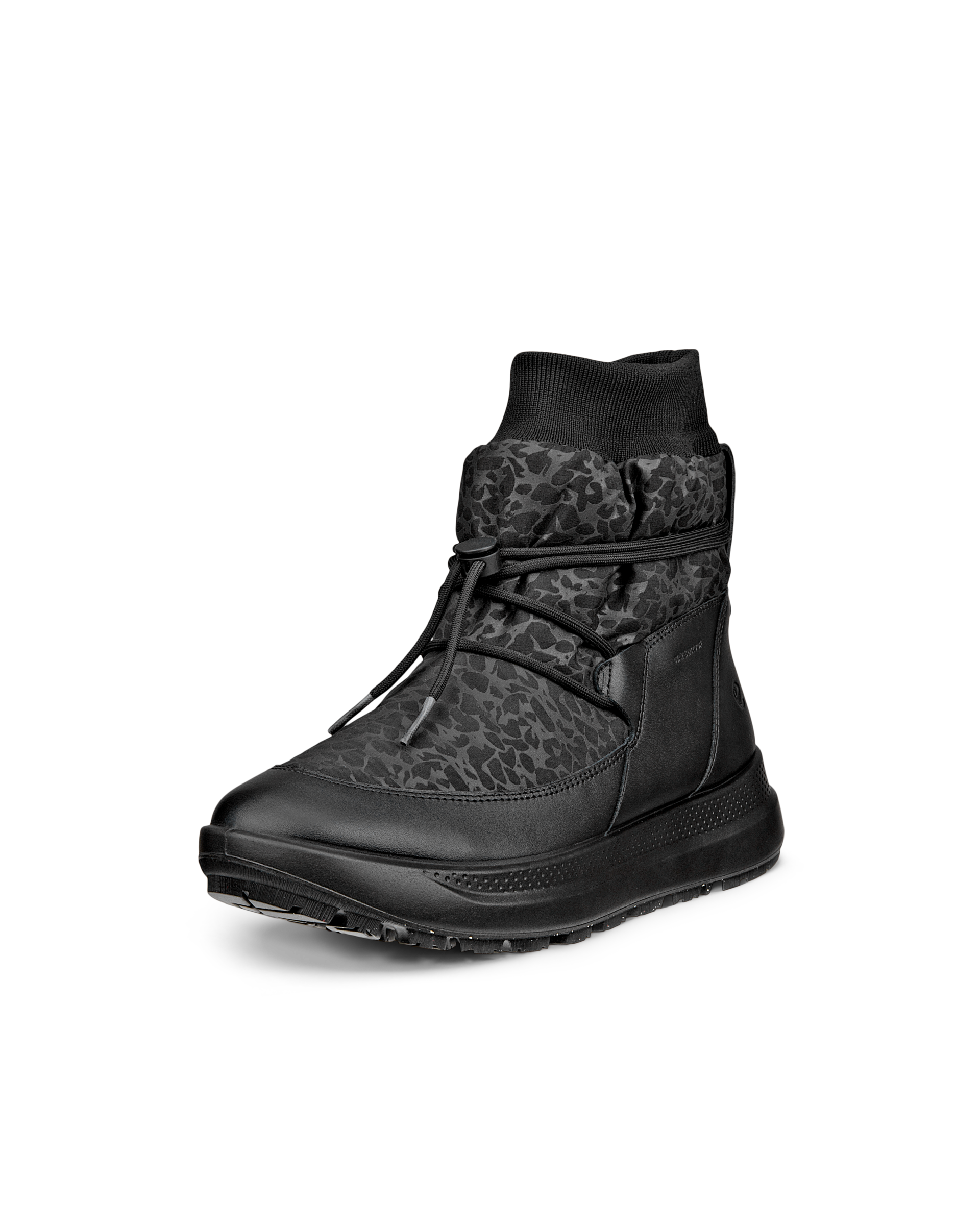 ECCO® SOLICE Damen Hoher Stiefel aus Textil - Schwarz - Main