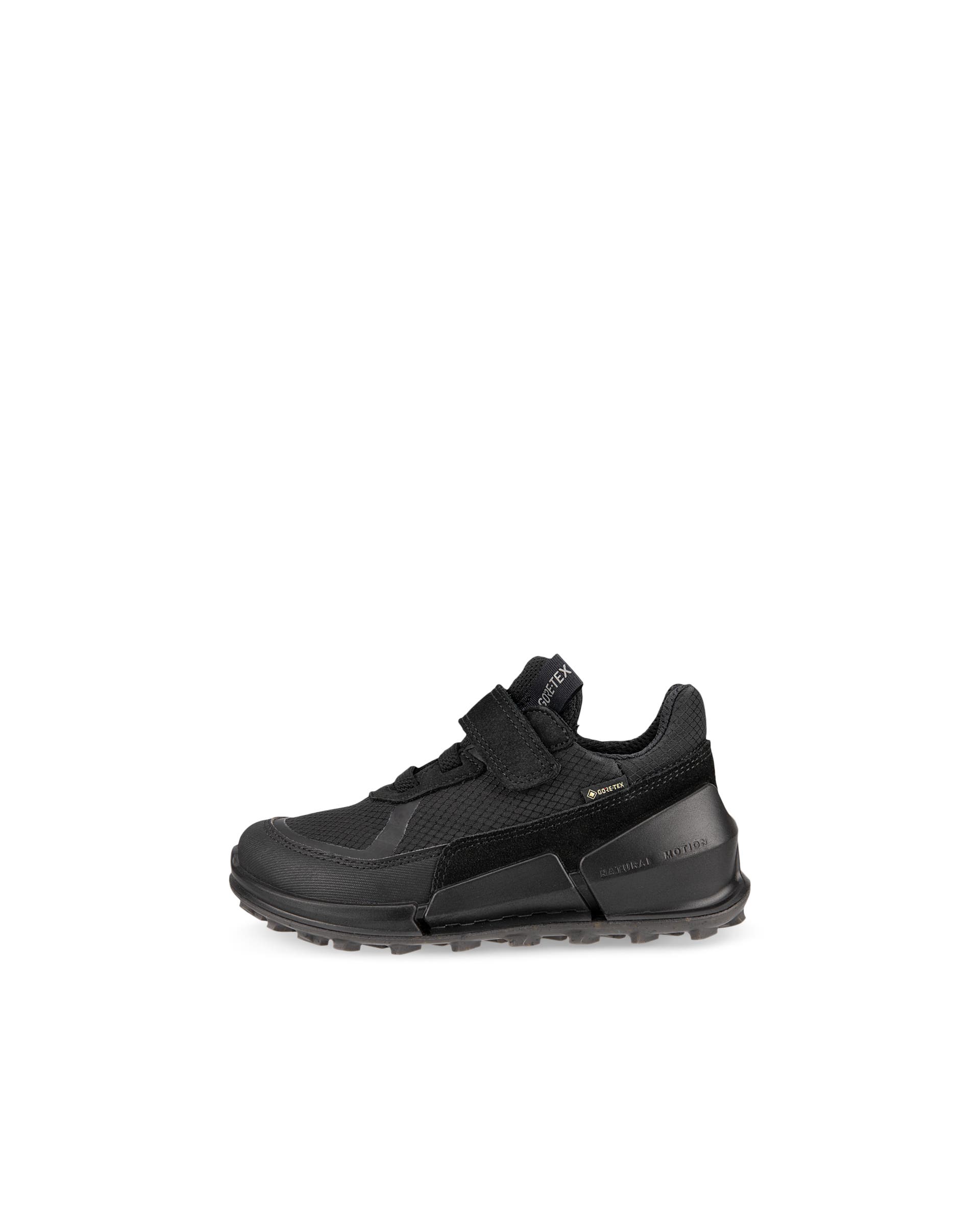 Kids' ECCO® Biom K2 Textile Gore-Tex Trainer - Black - Outside