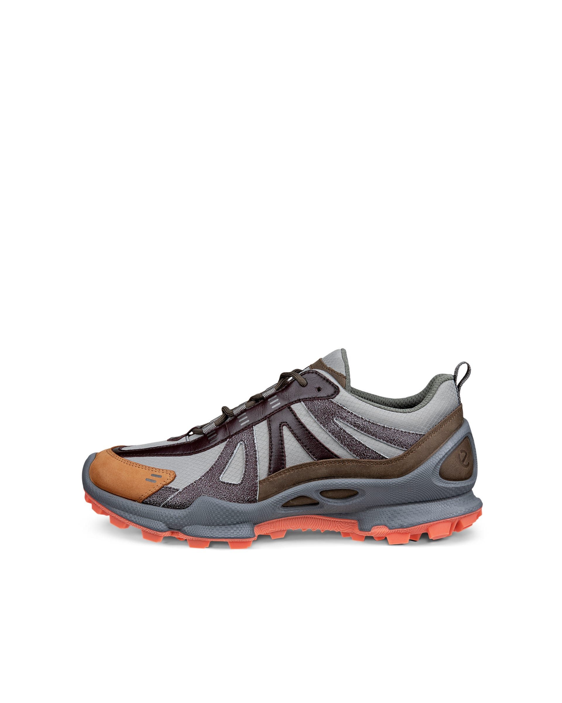 Men's ECCO® BIOM C-Trail Leather Sneaker Grey - Main Image