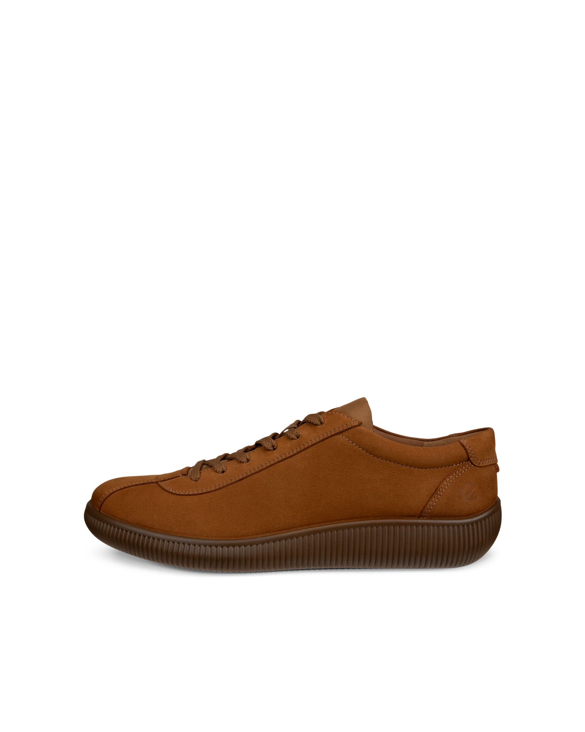 ECCO® Soft Zero baskets en cuir pour homme - Marron - Outside