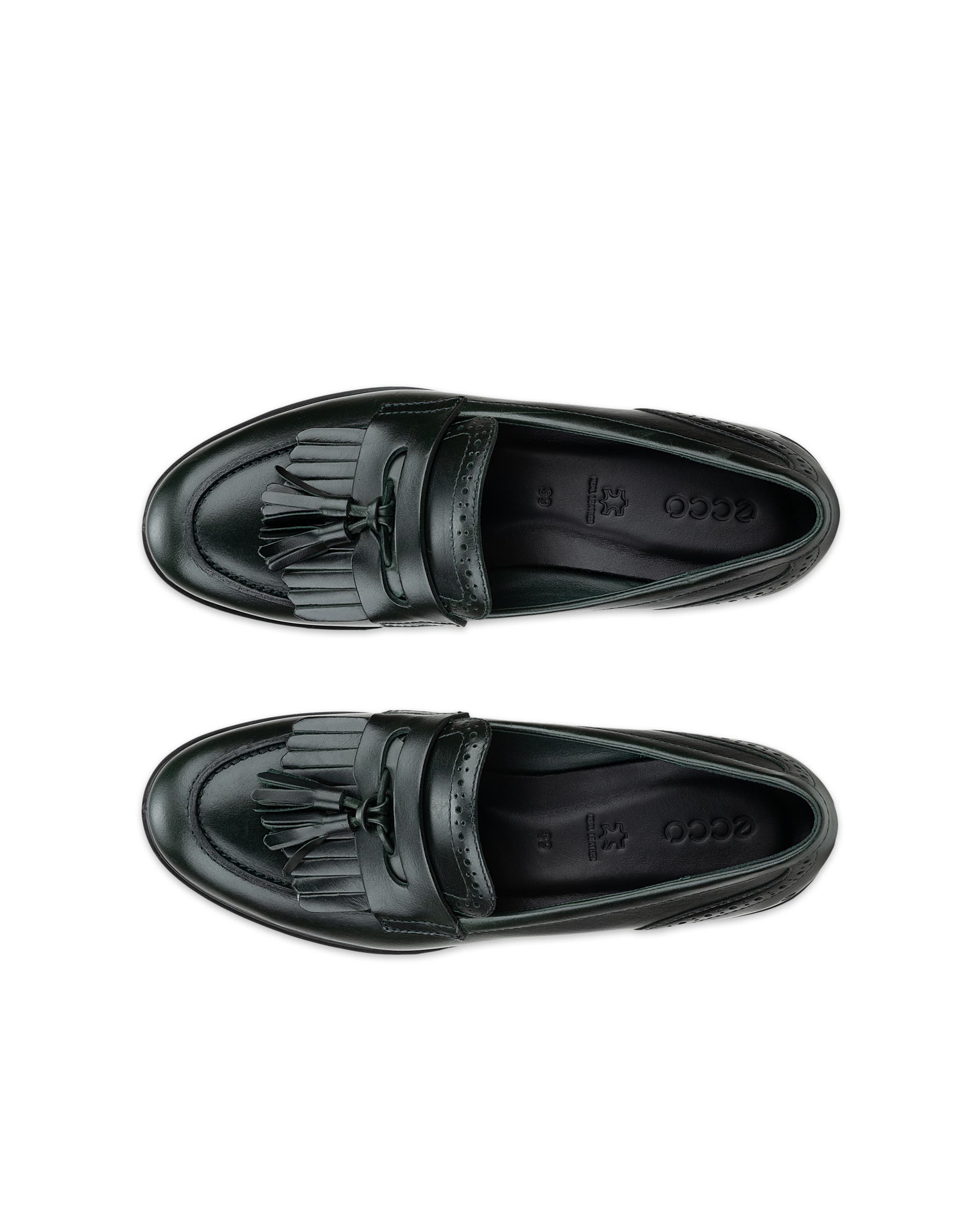 ECCO DRESS CLASSIC WOMEN'S LOAFER - Green - Top left pair