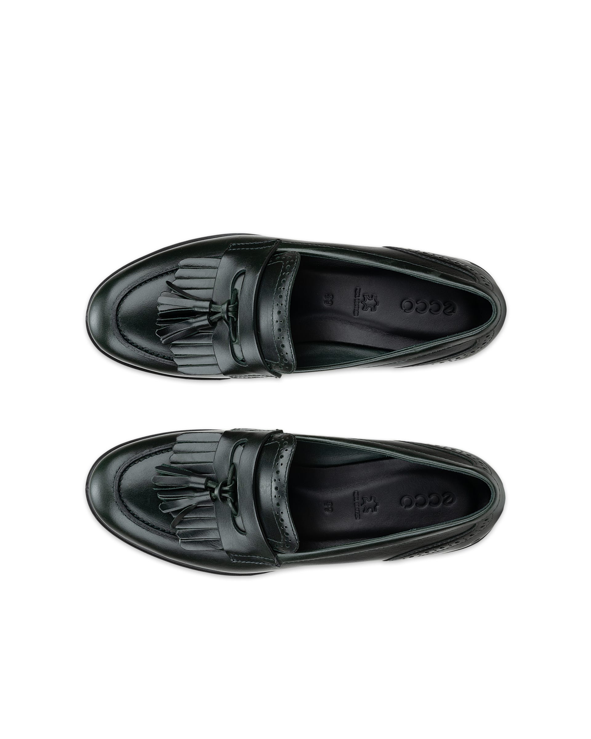 ECCO DRESS CLASSIC WOMEN'S LOAFER - Green - Top left pair